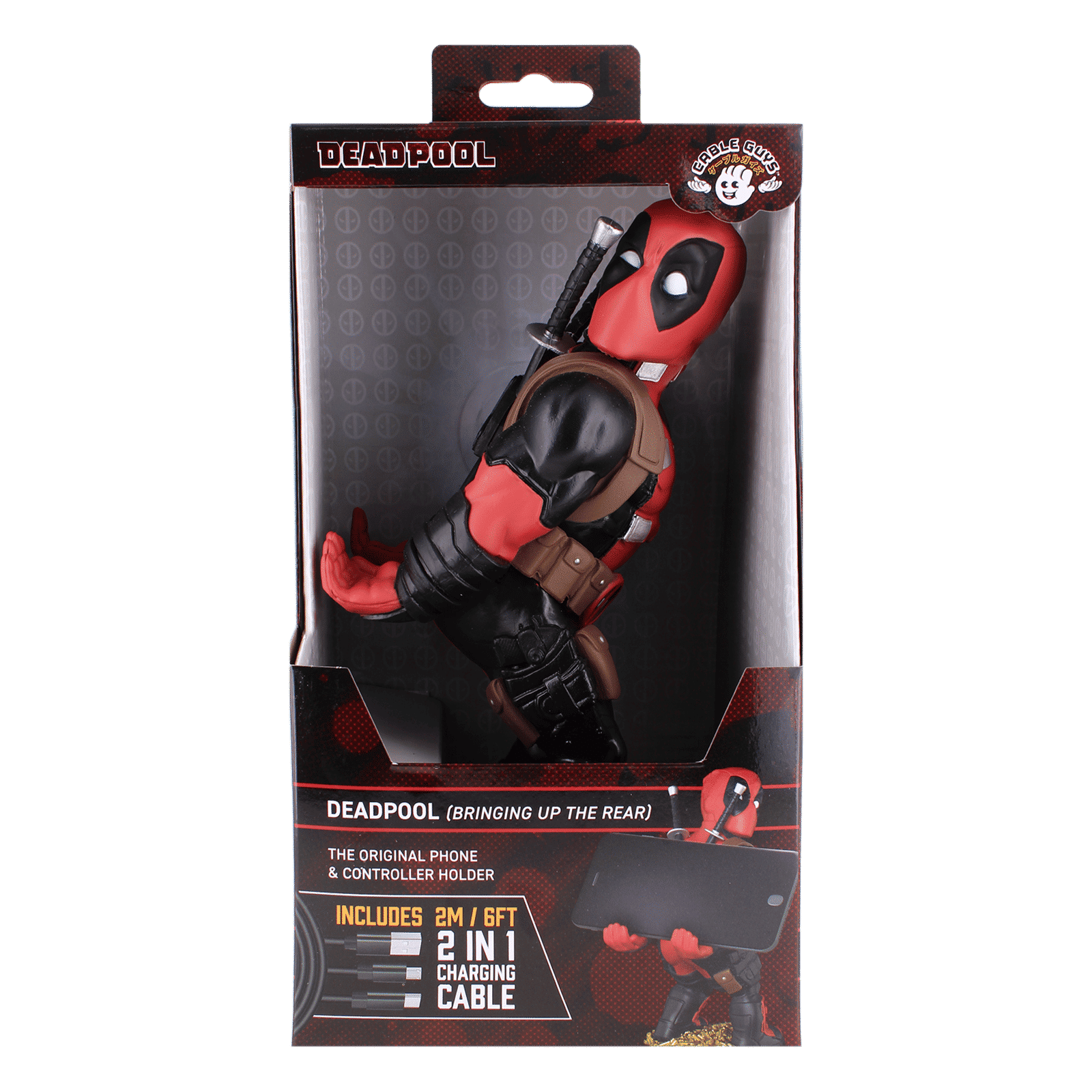 Cable Guys Marvel Deadpool Gaming Accessory For Gaming Controllers and Mobile Phones (PC00002998, Red) Cable Guys Marvel Deadpool Gaming Accessory For Gaming Controllers and Mobile Phones (PC00002998, Red)_14