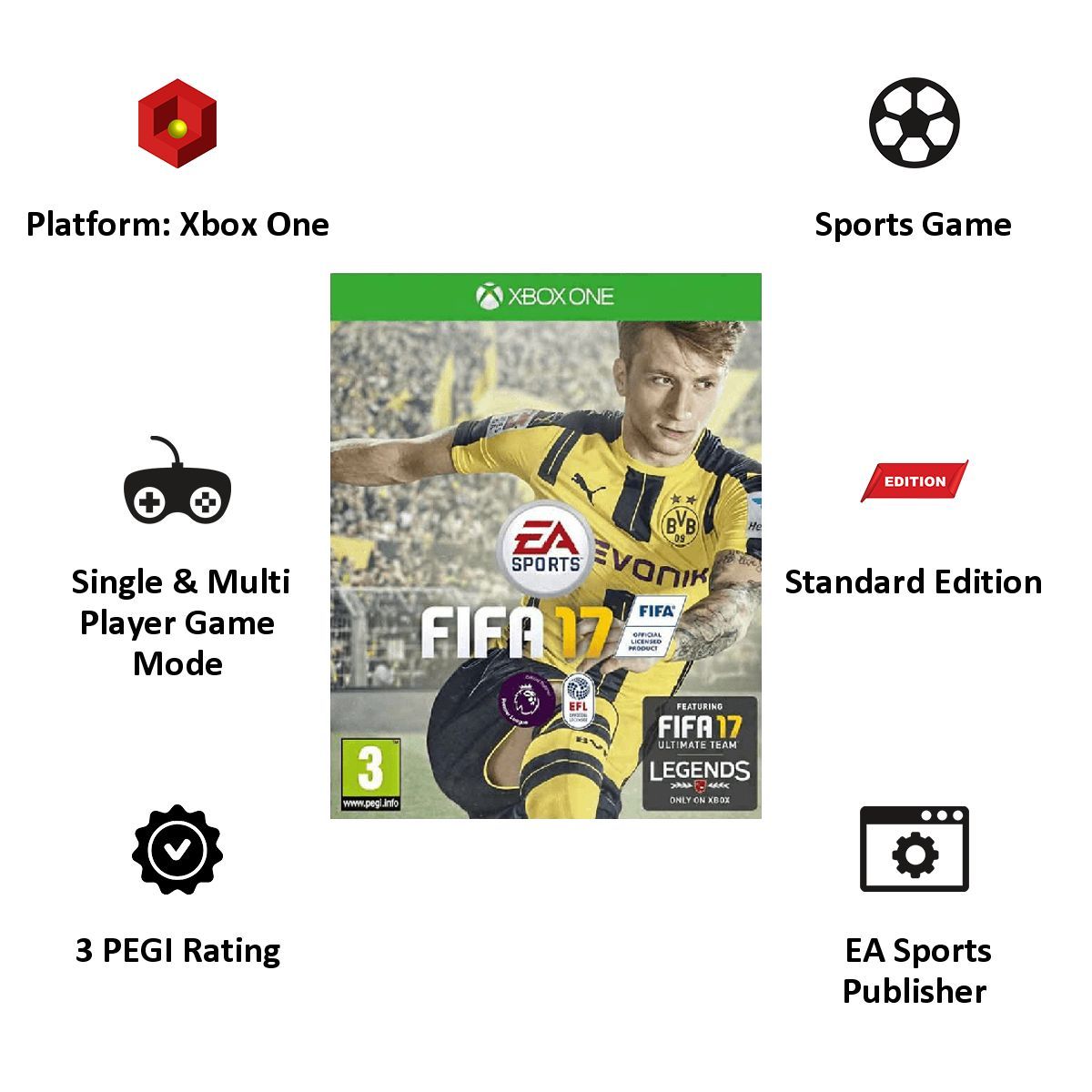 EA Xbox One Game (FIFA 17) EA Xbox One Game (FIFA 17)_3