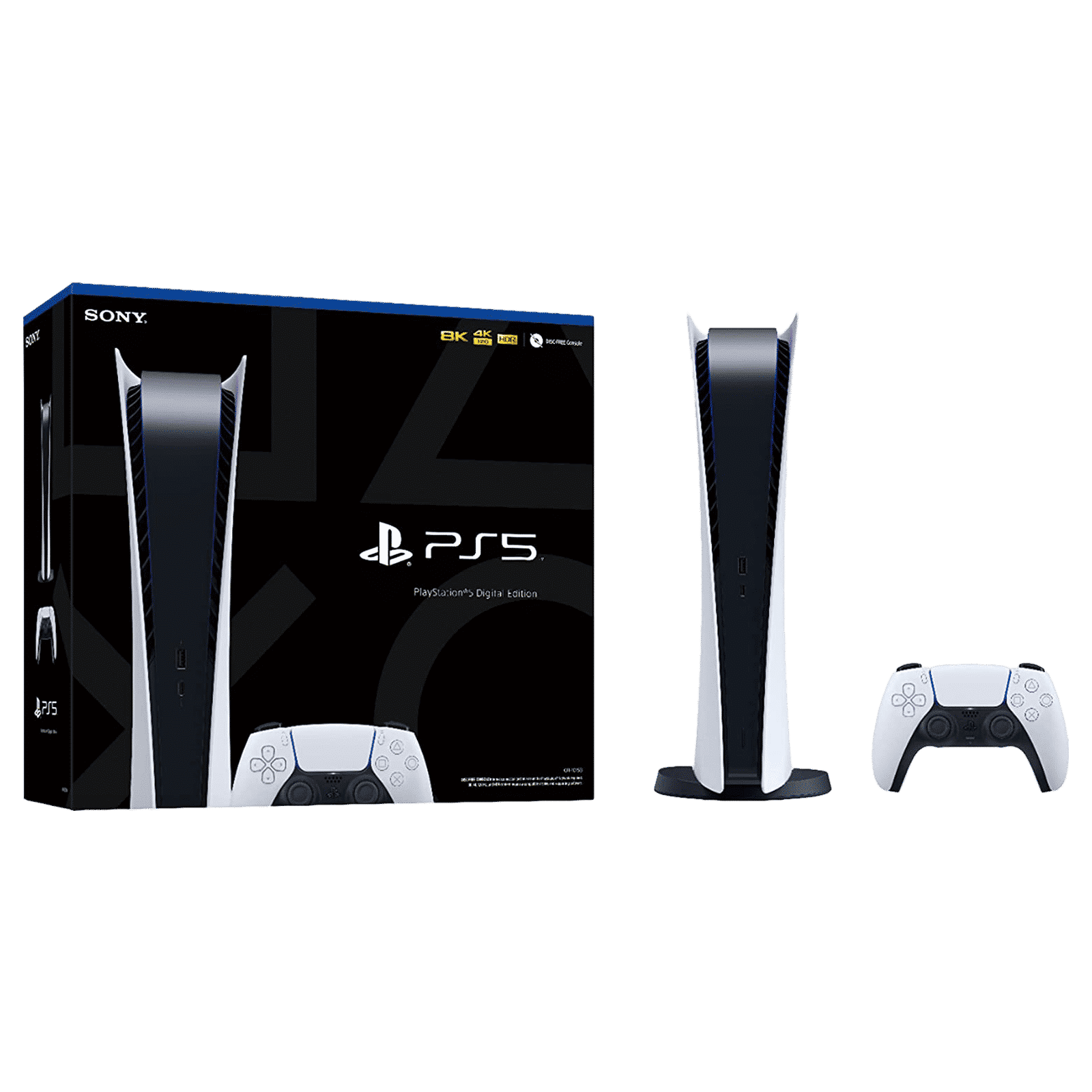 SONY PS5 Digital Edition Gaming Console (50668613, White)_2