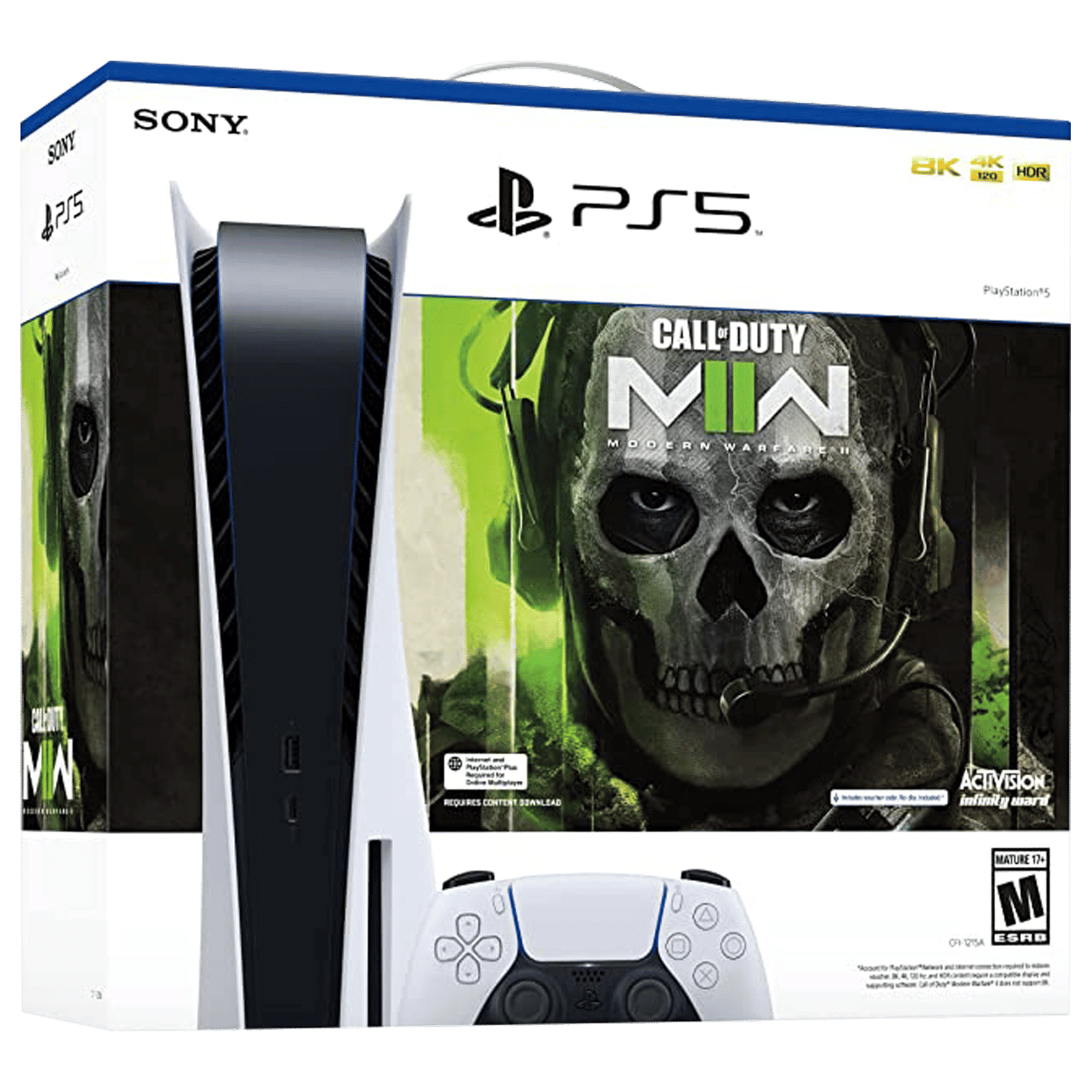 Sony Playstation 5 825GB SSD (50668744, White) with Call of Duty MWII Bundle_3