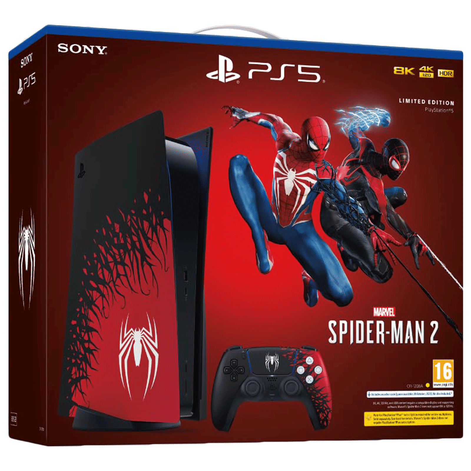 SONY Marvel Spider-Man 2 825GB SSD Limited Edition Gaming Console With Spider-Man 2 (Multicolour)_3