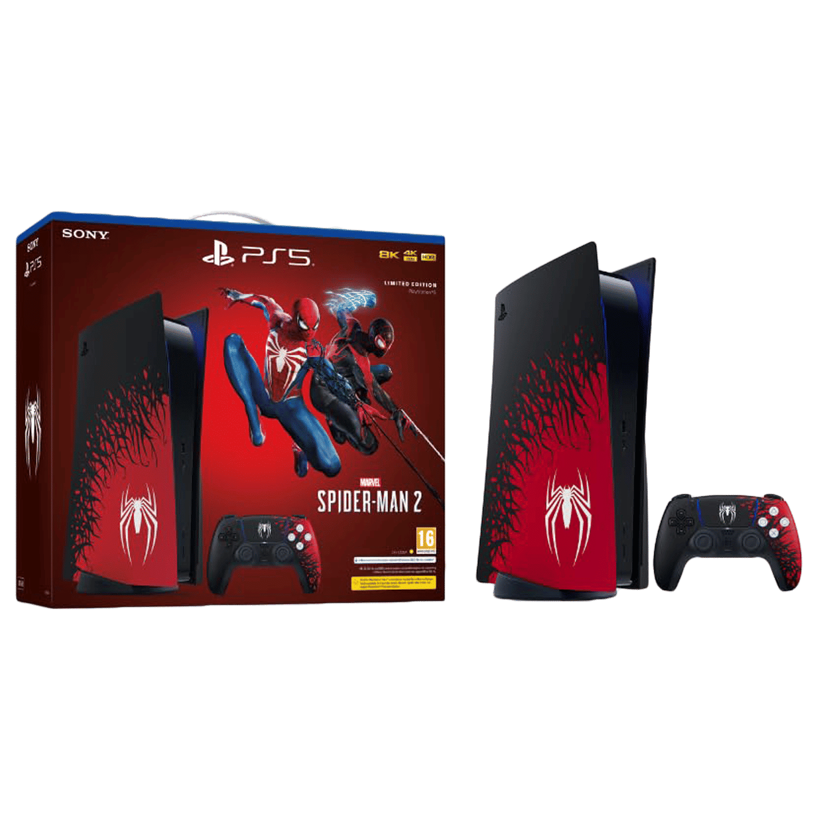 SONY Marvel Spider-Man 2 825GB SSD Limited Edition Gaming Console With Spider-Man 2 (Multicolour)_1
