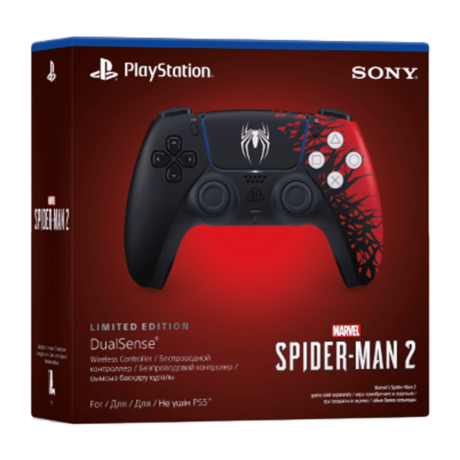 SONY DualSense MSM2 LE Wireless Controller for Playstation 5 (CFI-ZCT1WZ2, Black and Red)_3