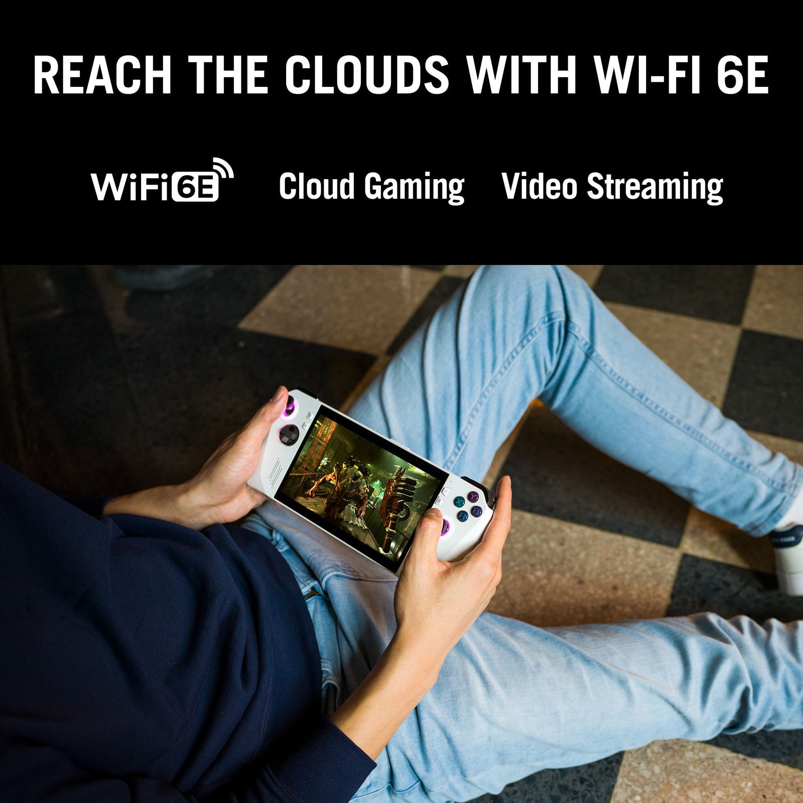 ASUS ROG Ally 512GB SSD Handheld Gaming Console (White)_9