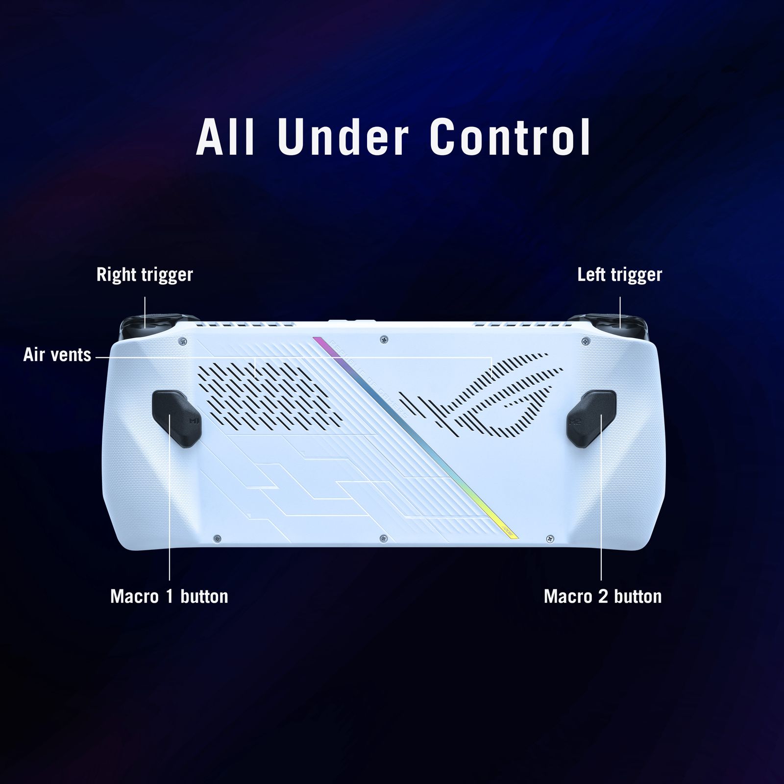 ASUS ROG Ally 512GB SSD Handheld Gaming Console (White)_4