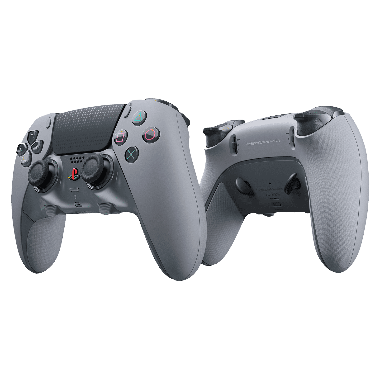 SONY DualSense Edge 30th Anniversary Limited Edition Wireless Gaming Controller for PlayStation 5 (Ultra Customizable Controls, CFI-ZCP1W30Y, Silver)_2