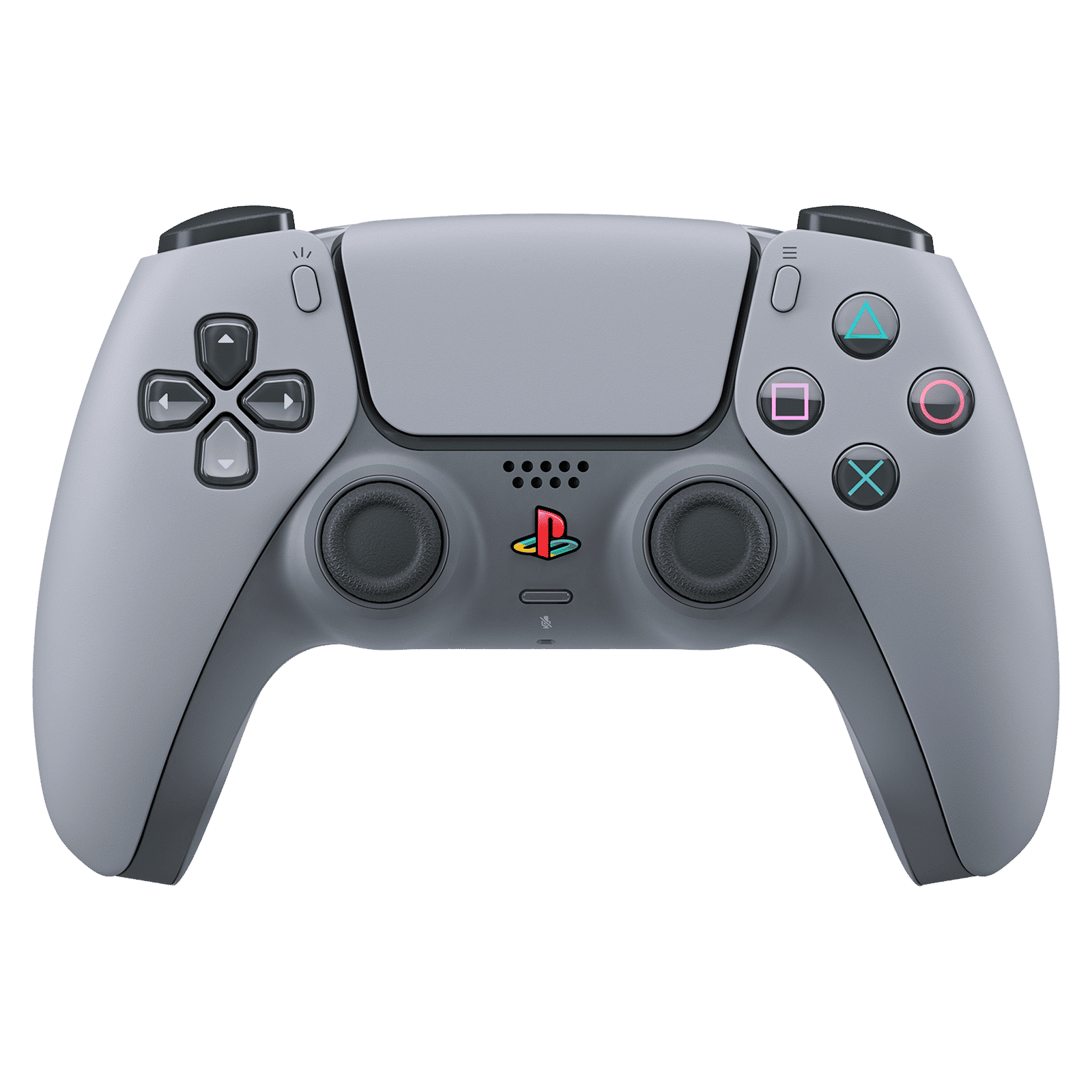 SONY DualSense 30th Anniversary Limited Edition Wireless Gaming Controller for PlayStation 5 (Built-in Microphone, CFI-ZCT1W30X, Silver)_1