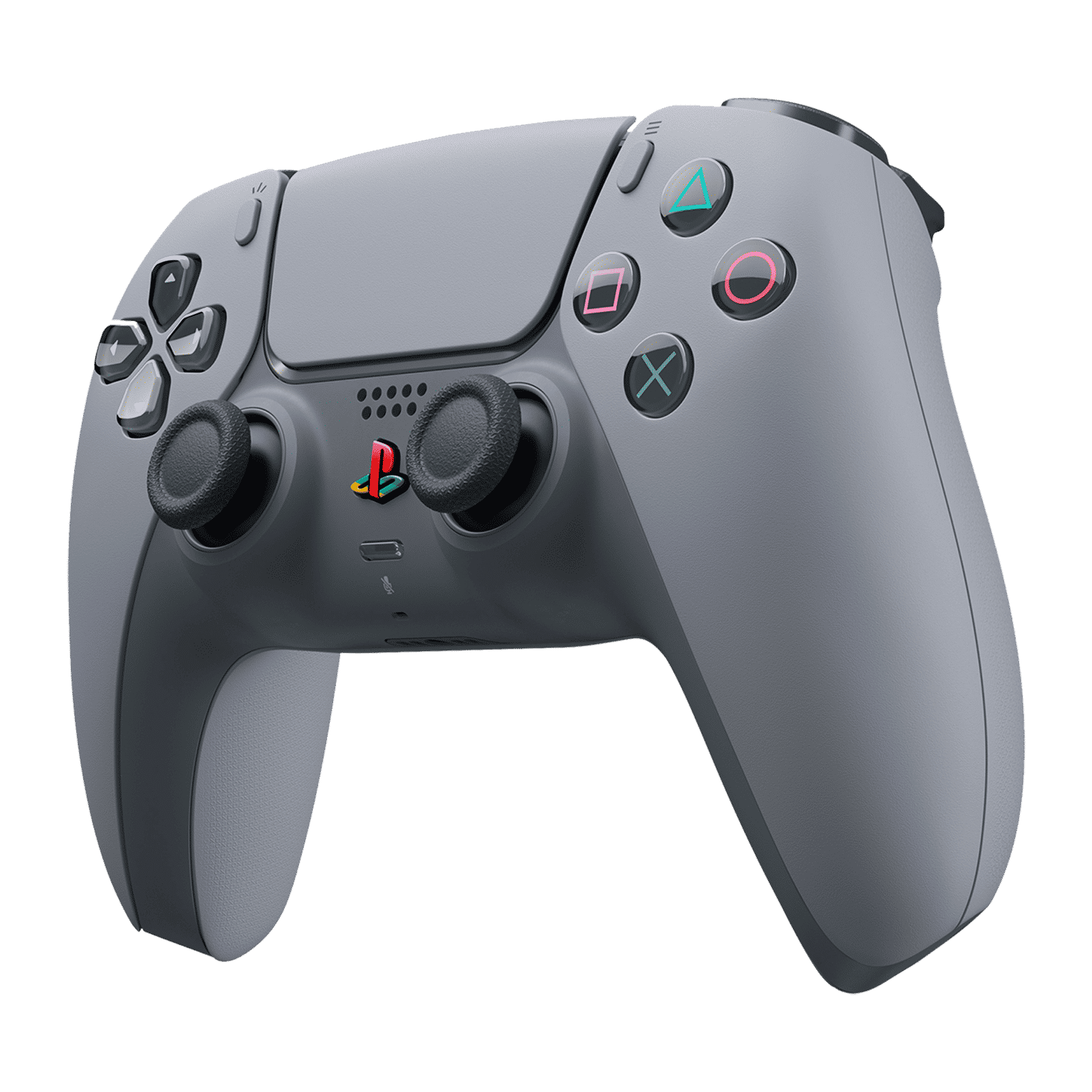 SONY DualSense 30th Anniversary Limited Edition Wireless Gaming Controller for PlayStation 5 (Built-in Microphone, CFI-ZCT1W30X, Silver)_2