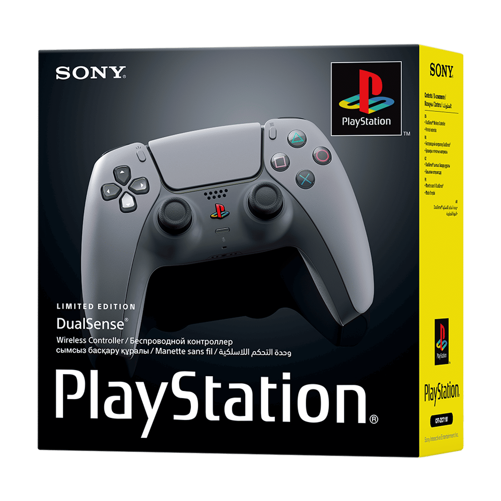 SONY DualSense 30th Anniversary Limited Edition Wireless Gaming Controller for PlayStation 5 (Built-in Microphone, CFI-ZCT1W30X, Silver)_5