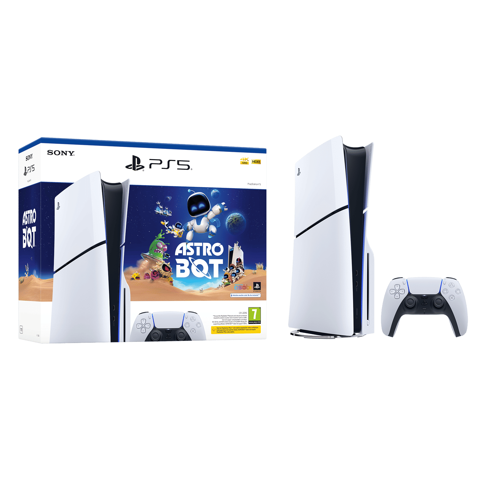 SONY PlayStation 5 1TB HDD 825GB SSD Slim Gaming Console With ASTRO BOT, ASTRO's PLAYROOM (White)_3