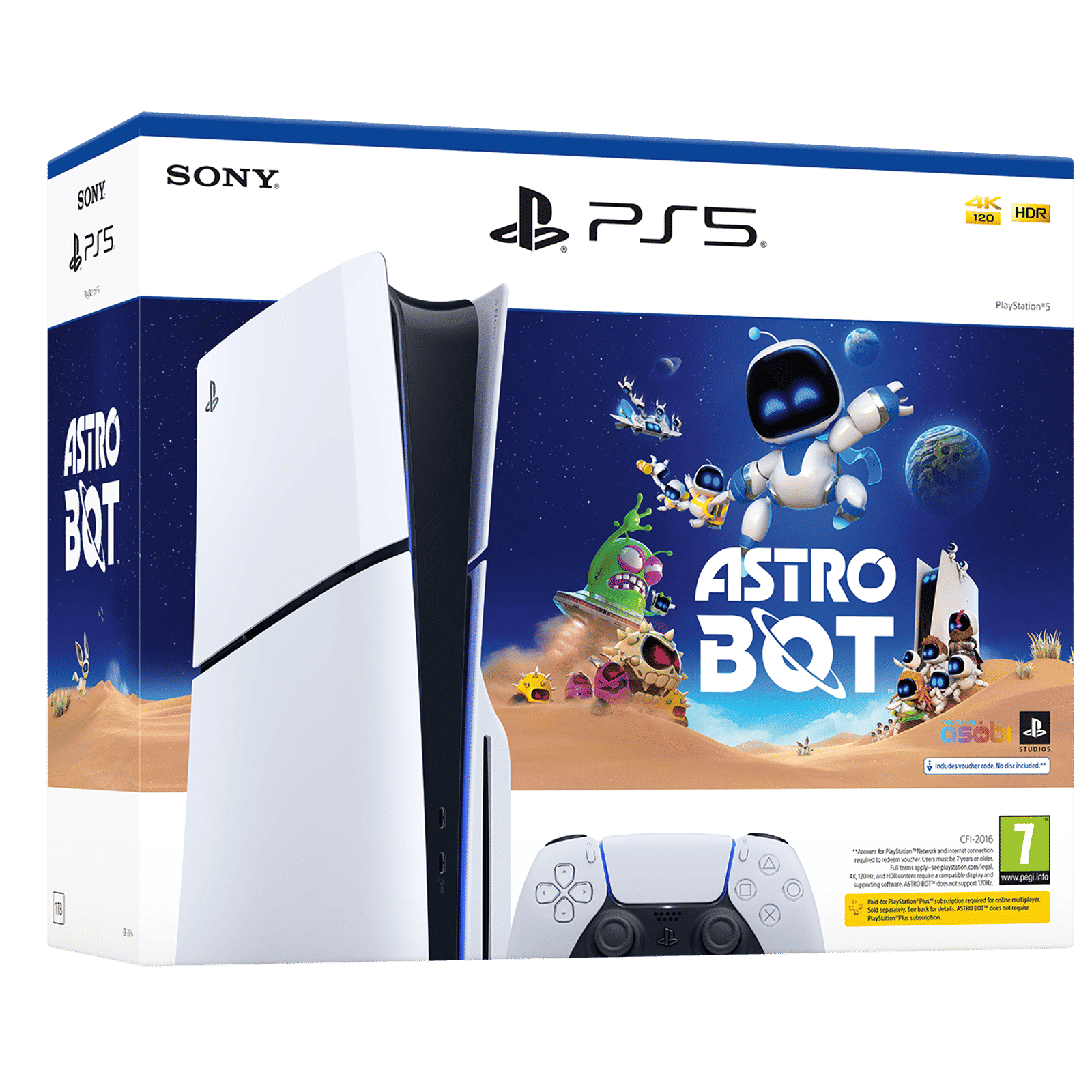 SONY PlayStation 5 1TB HDD 825GB SSD Slim Gaming Console With ASTRO BOT, ASTRO's PLAYROOM (White)_4