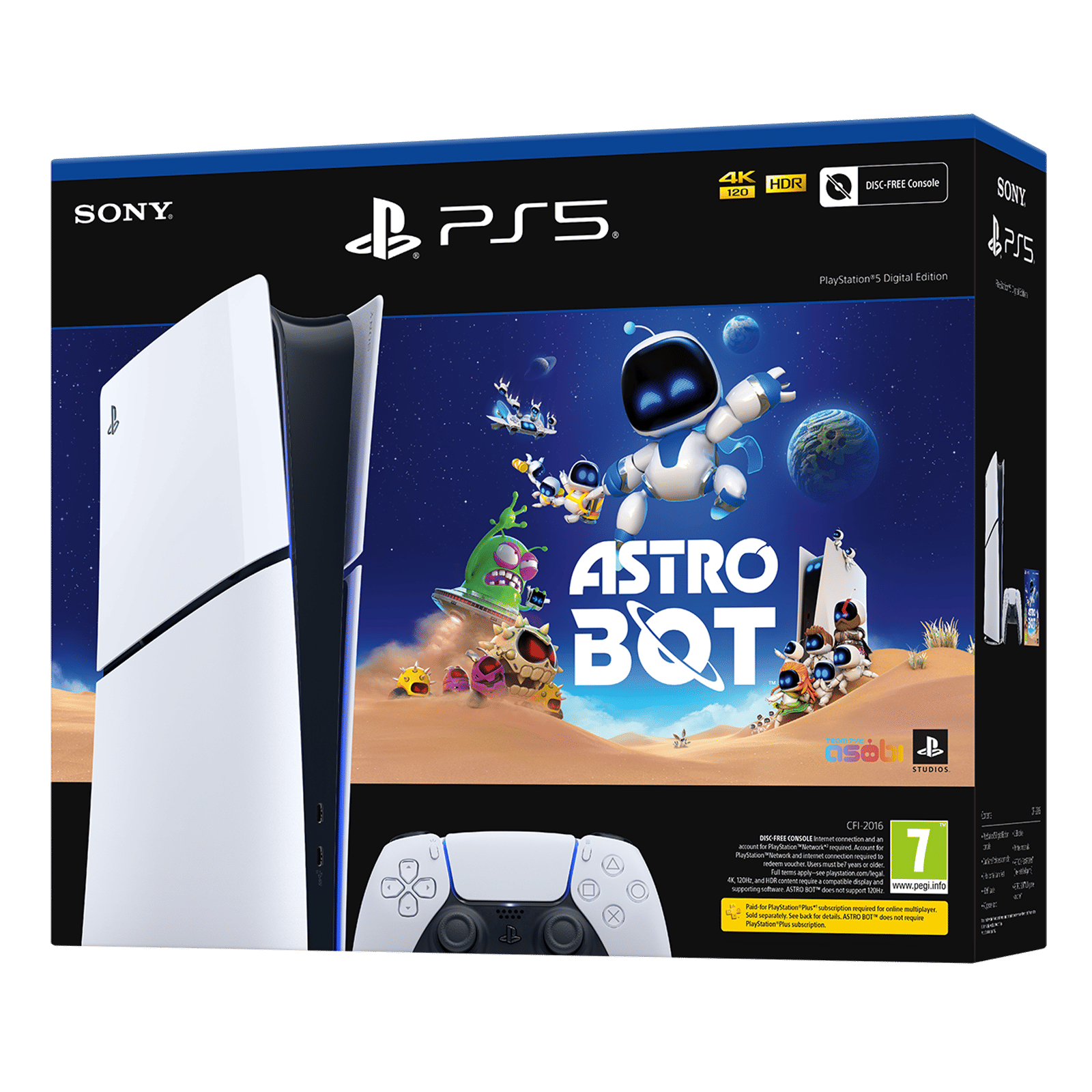 SONY PlayStation 5 Digital Edition 1TB HDD 825GB SSD Gaming Console With ASTRO BOT, ASTRO's PLAYROOM(White)_6