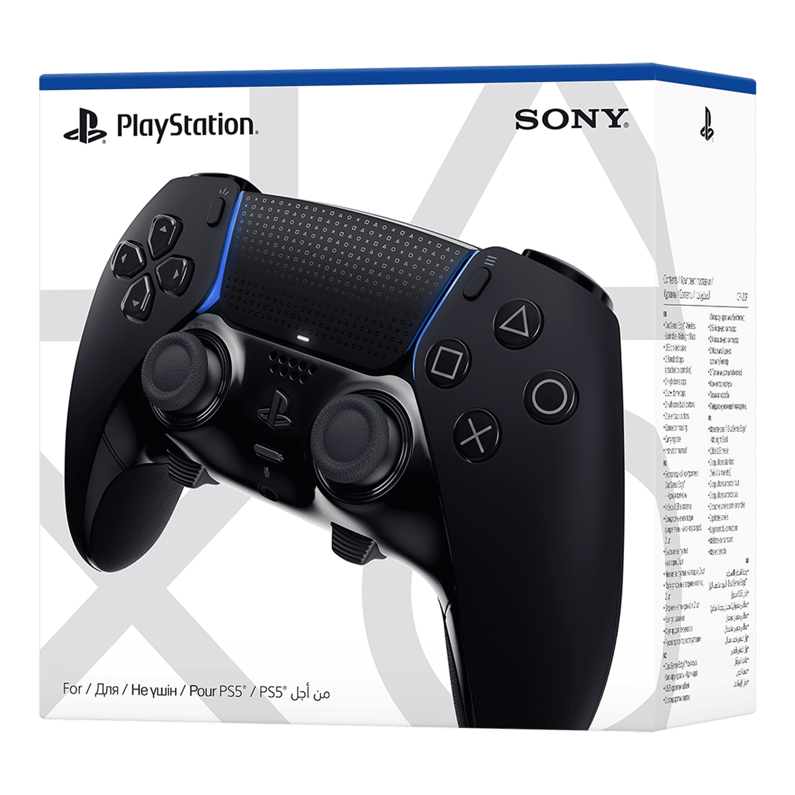 SONY DualSense Edge Wireless Gaming Controller for PlayStation 5 (Motion Sensor, CFI-ZCP1W01Y, Midnight Black)_9