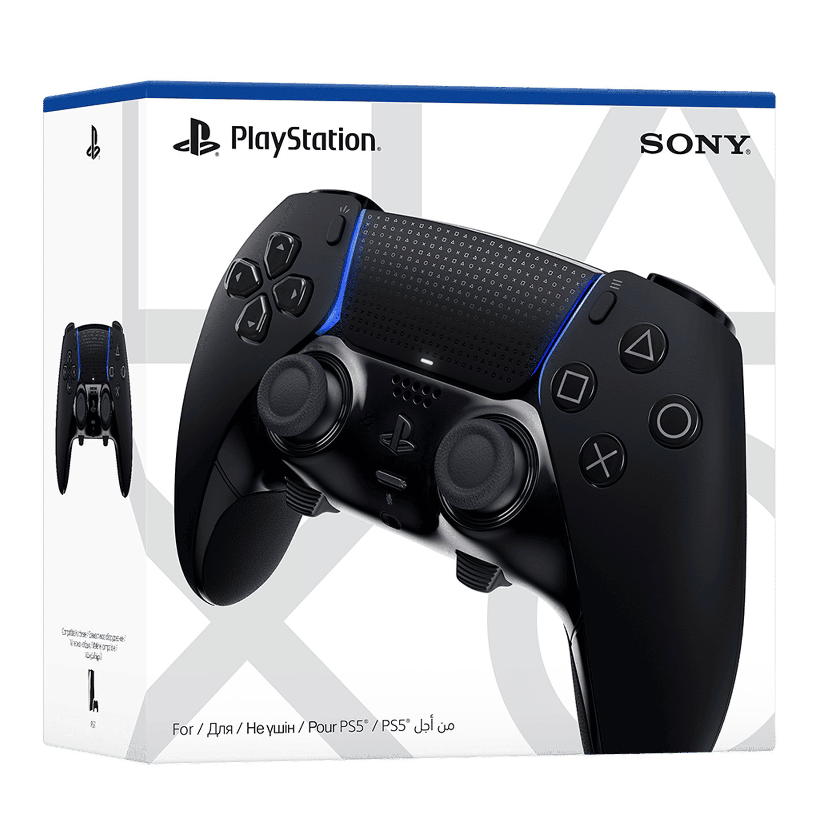 SONY DualSense Edge Wireless Gaming Controller for PlayStation 5 (Motion Sensor, CFI-ZCP1W01Y, Midnight Black)_8