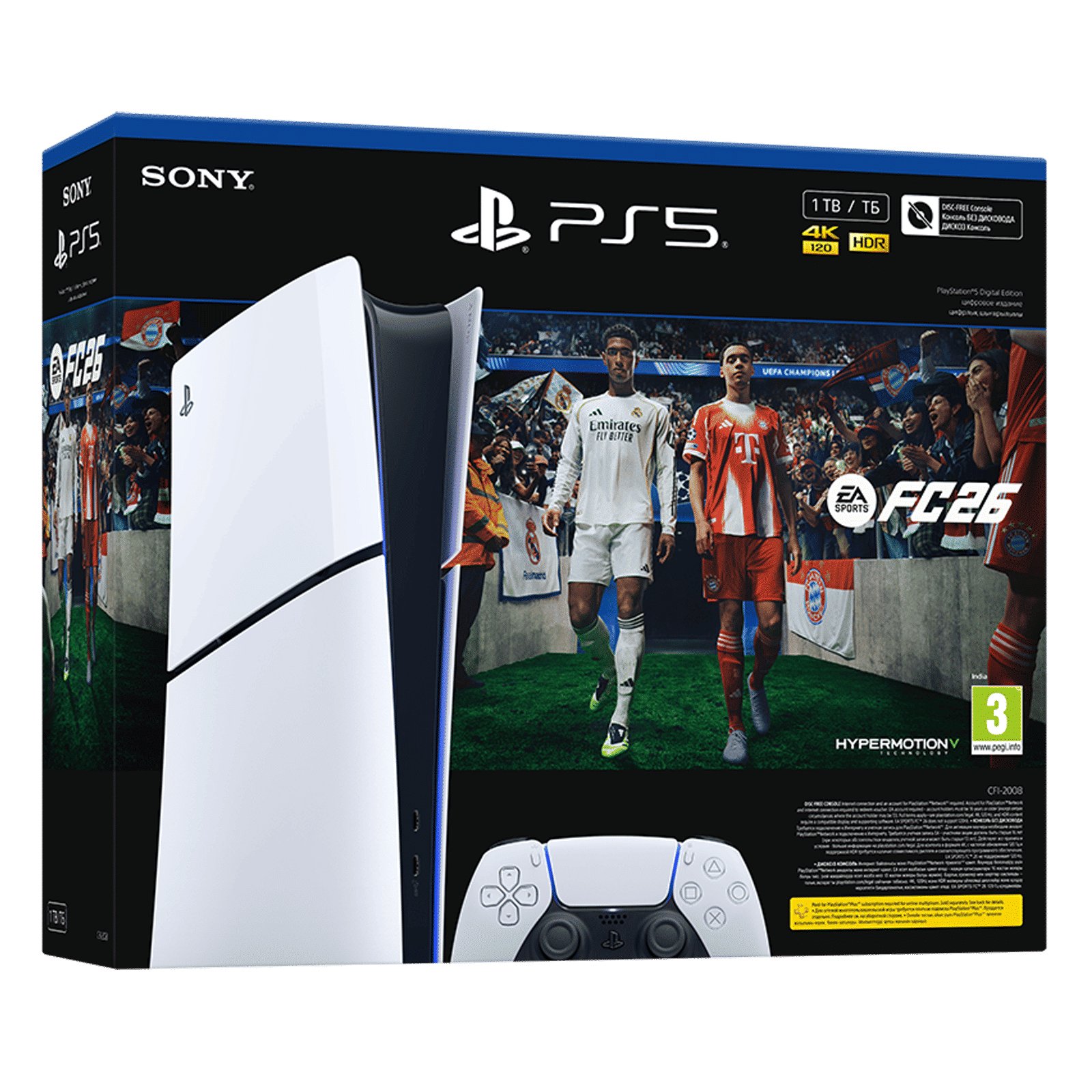 SONY PlayStation 5 1TB SSD Digital Gaming Console with EA SPORTS FC26 Bundle (White)_2