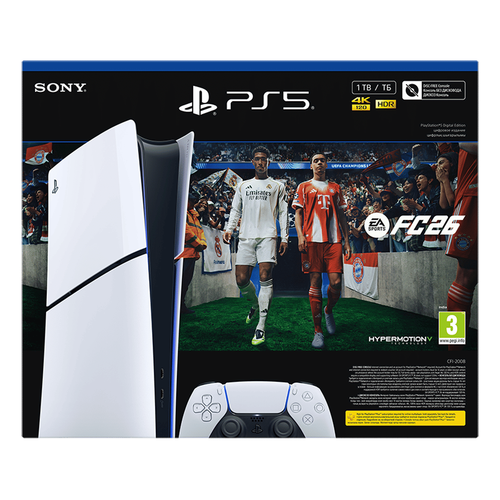 SONY PlayStation 5 1TB SSD Digital Gaming Console with EA SPORTS FC26 Bundle (White)_4