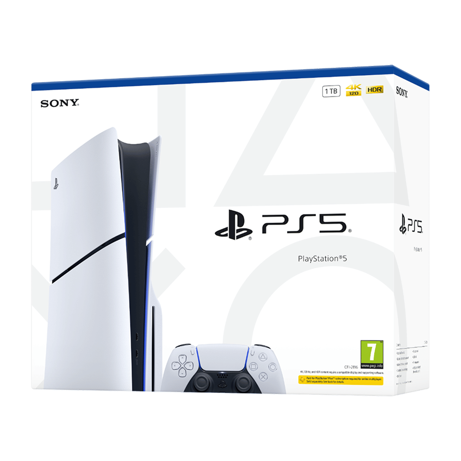 SONY PlayStation 5 1TB SSD Standard Disc Gaming Console (White)_8