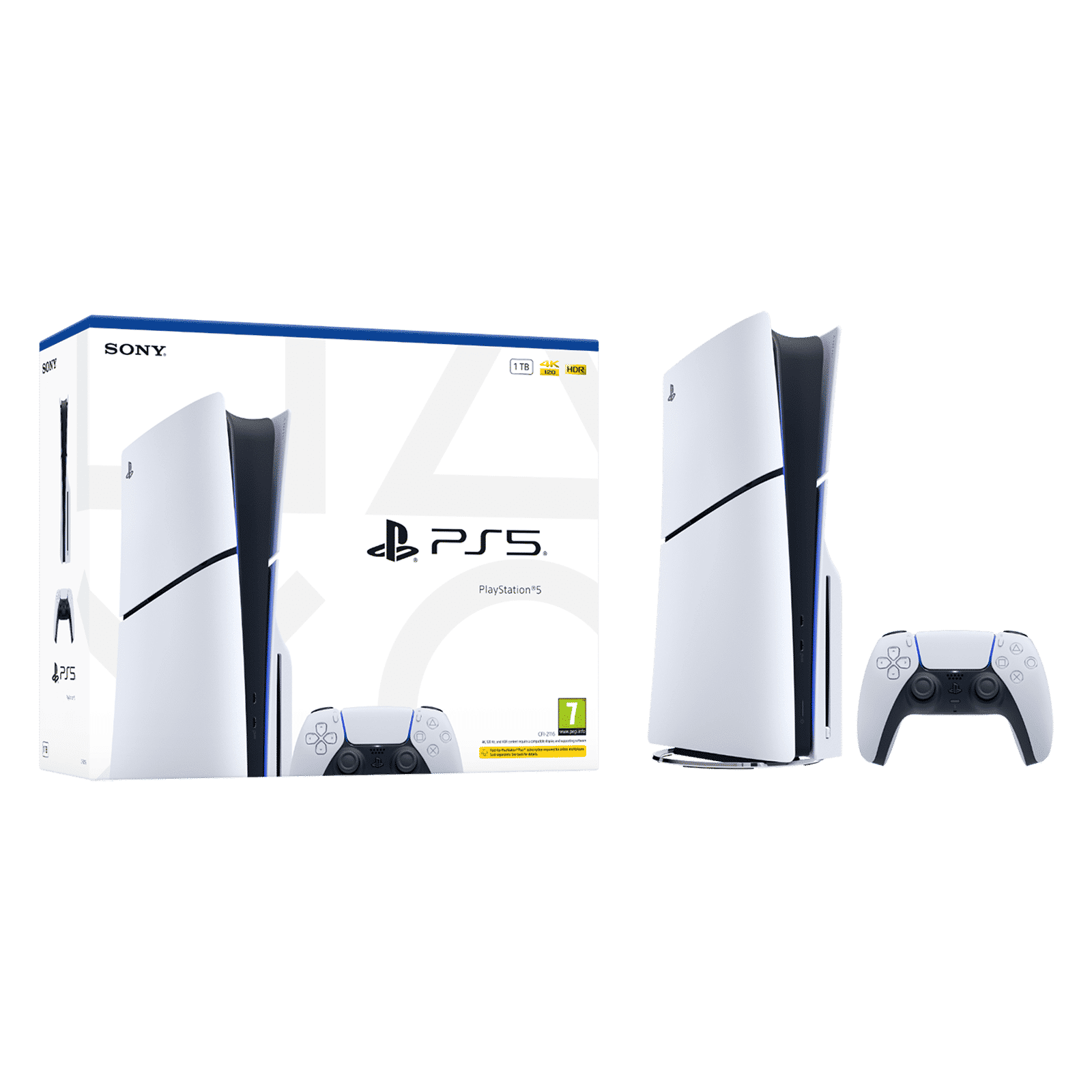 SONY PlayStation 5 1TB SSD Standard Disc Gaming Console (White)_5