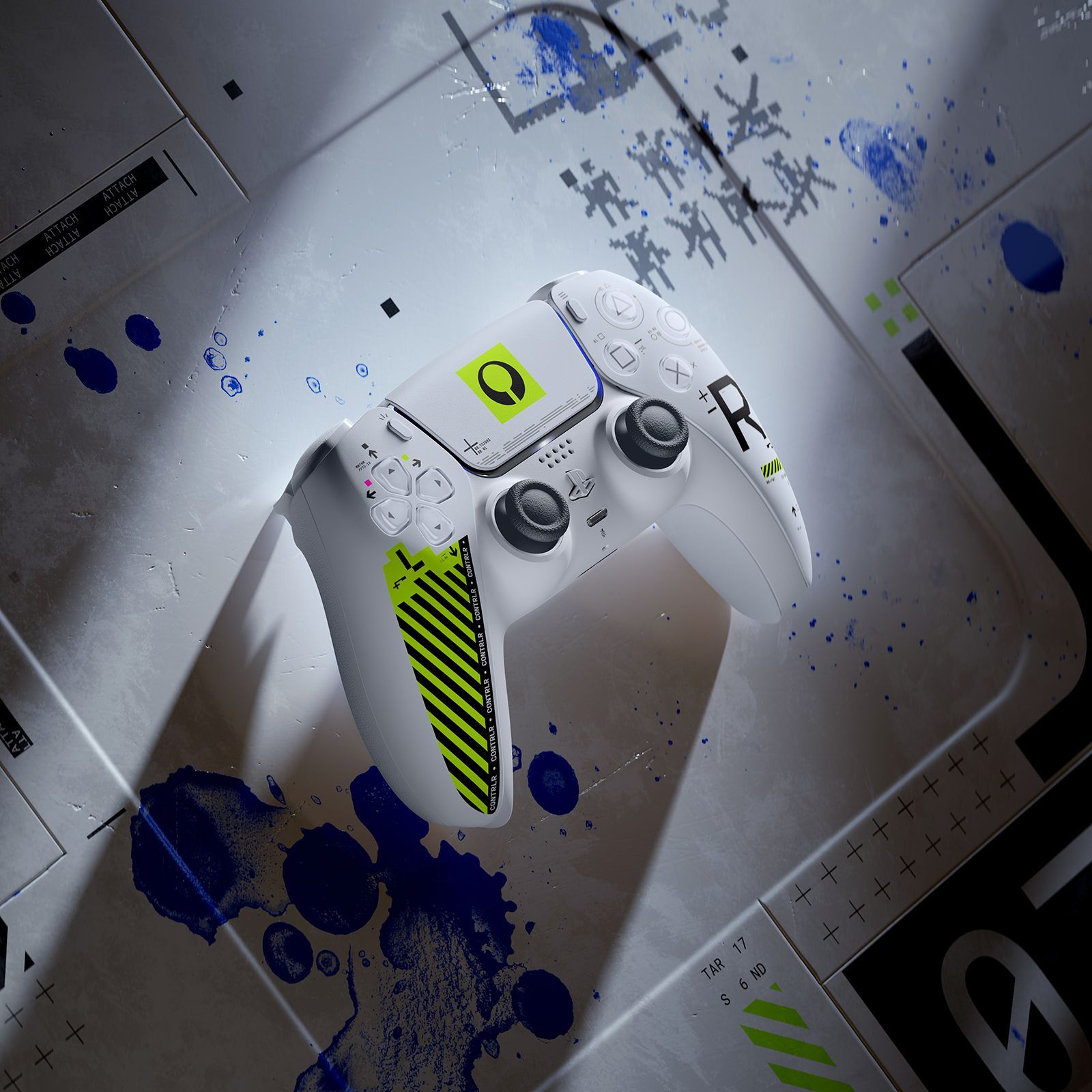 SONY DualSense Marathon Limited Edition Wireless Gaming Controller for PlayStation 5 (Built-in Microphone, CFI-ZCT1WZDX, White)_7