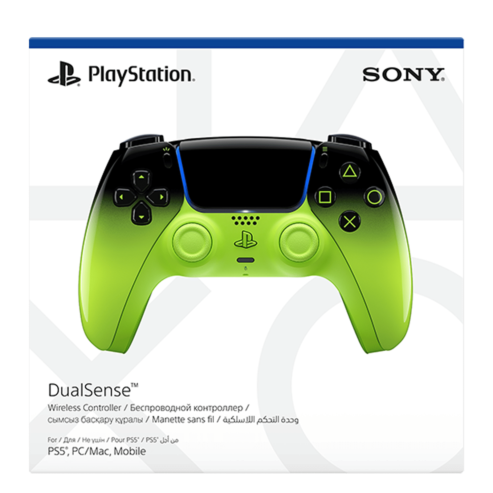 SONY DualSense Wireless Gaming Controller for PlayStation 5 (Built-in Microphone, CFI-ZCT2W14X, Remix Green)_3