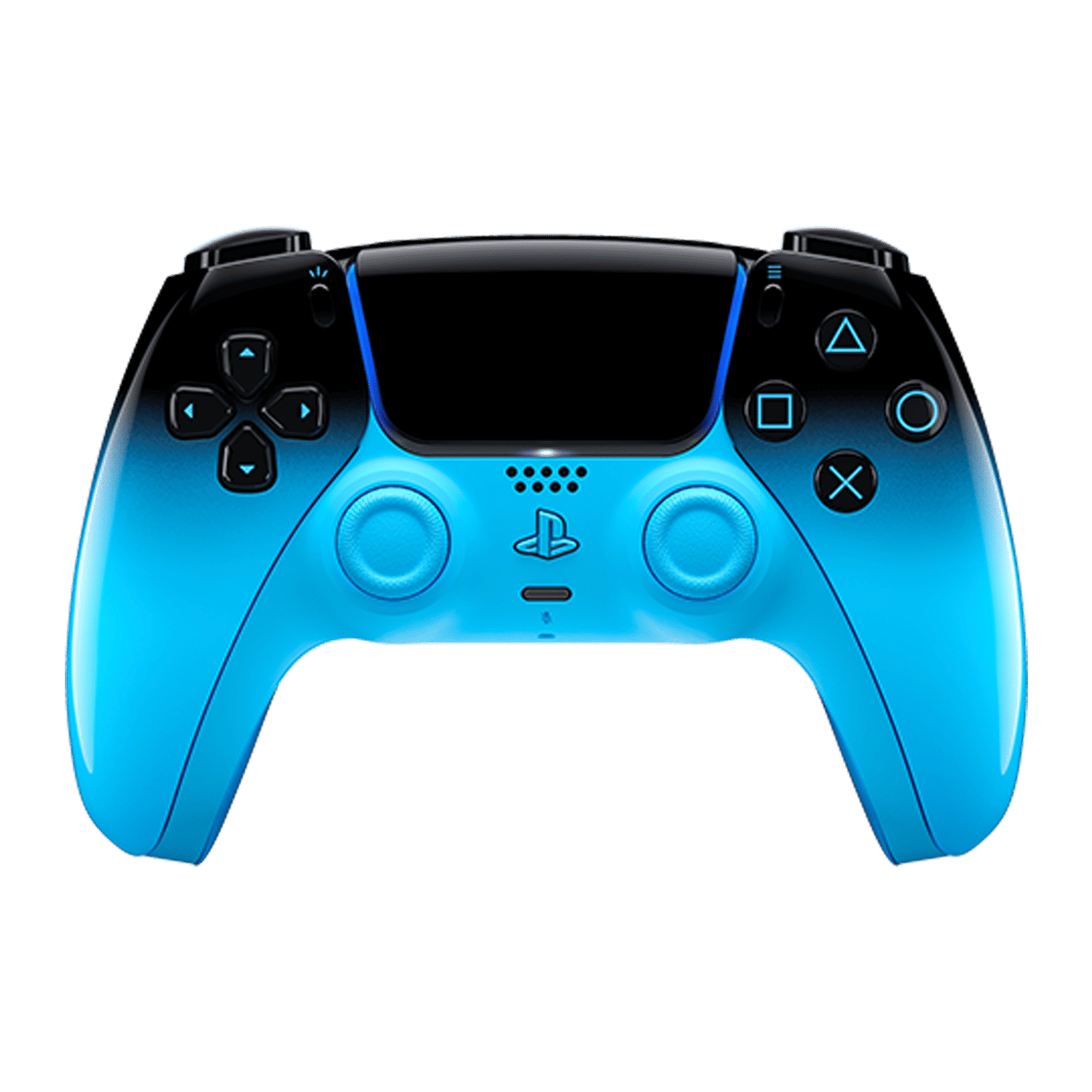 SONY DualSense Wireless Gaming Controller for PlayStation 5 (Built-in Microphone, CFI-ZCT2W15X, Rhythm Blue)_1