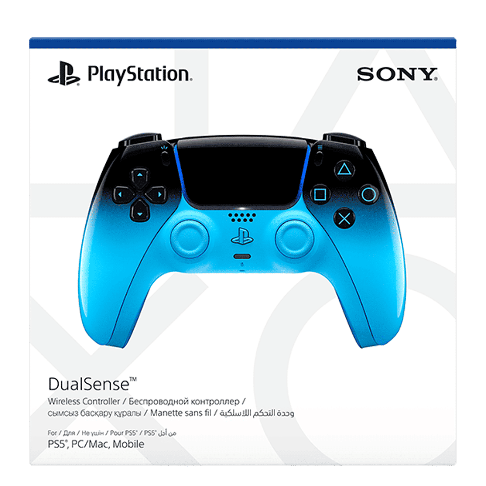 SONY DualSense Wireless Gaming Controller for PlayStation 5 (Built-in Microphone, CFI-ZCT2W15X, Rhythm Blue)_3