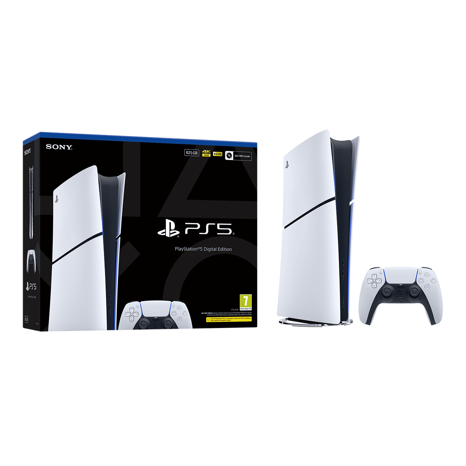 SONY PlayStation 5 825 GB HDD Digital Edition Gaming Console (White)_4