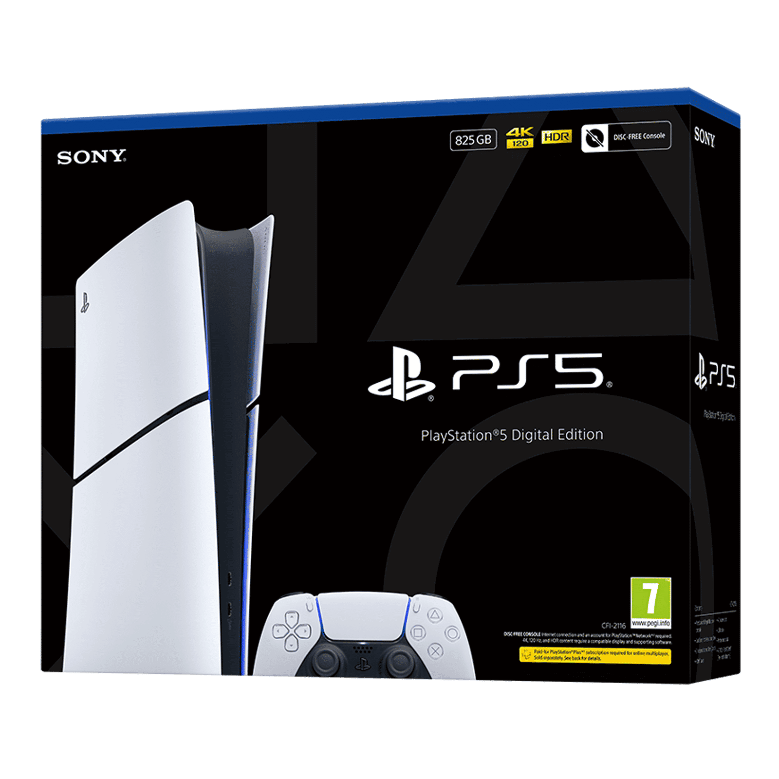 SONY PlayStation 5 825 GB HDD Digital Edition Gaming Console (White)_5