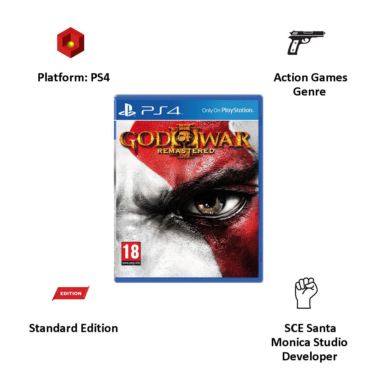 PS4 Game (God of War Remastered) PS4 Game (God of War Remastered)_3