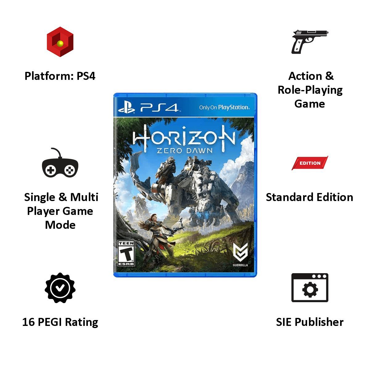 PS4 Game (Horizon Zero Down) PS4 Game (Horizon Zero Down)_6