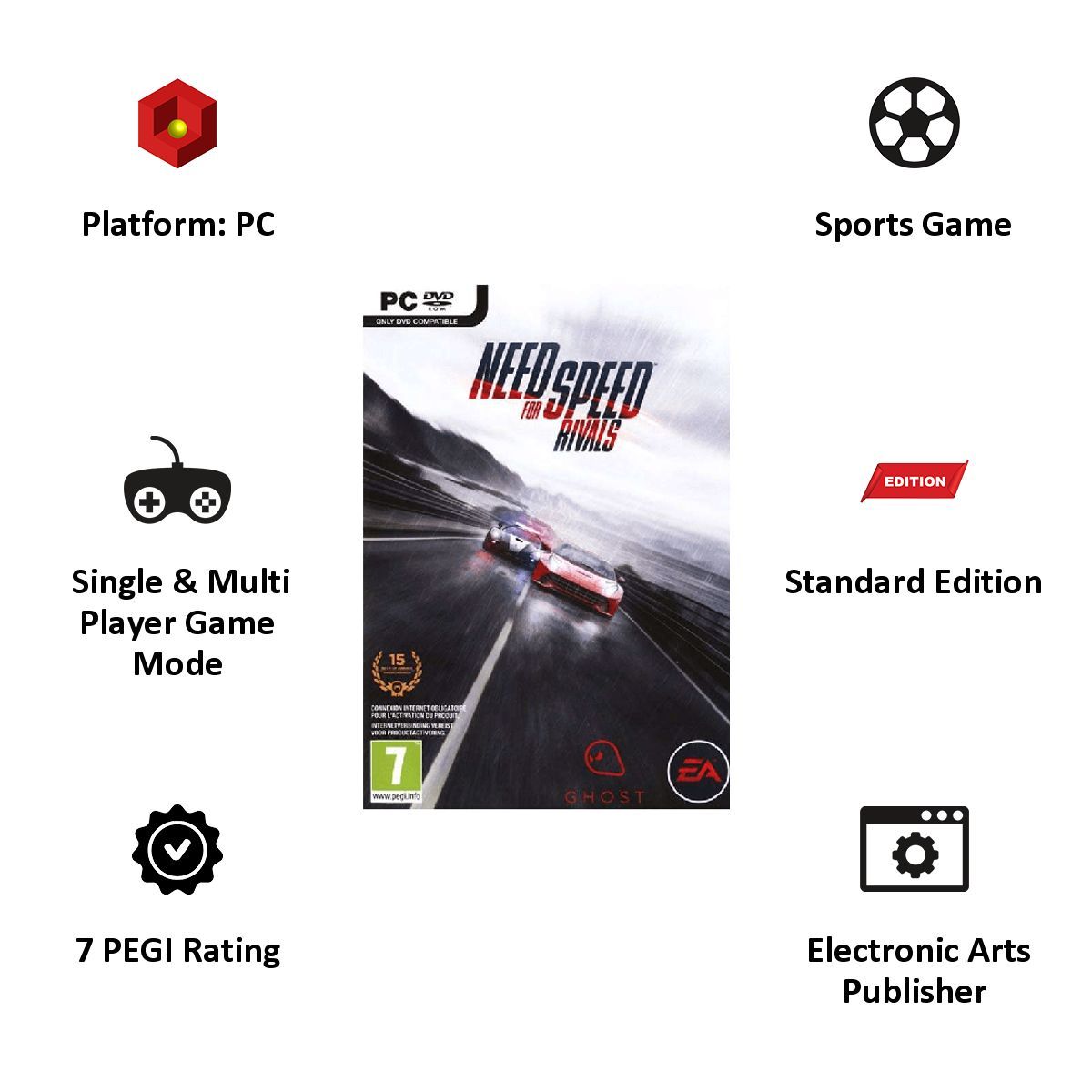 EA PC Game (Need for Speed: Rivals) EA PC Game (Need for Speed: Rivals)_6