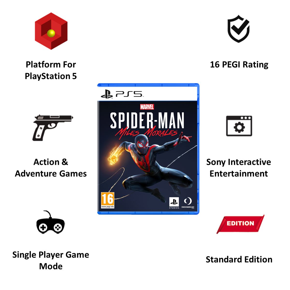 SONY Marvel's Spider-Man: Miles Morales For PS5 (Action-Adventure Games, Standard Edition, PPSA-01341)_6