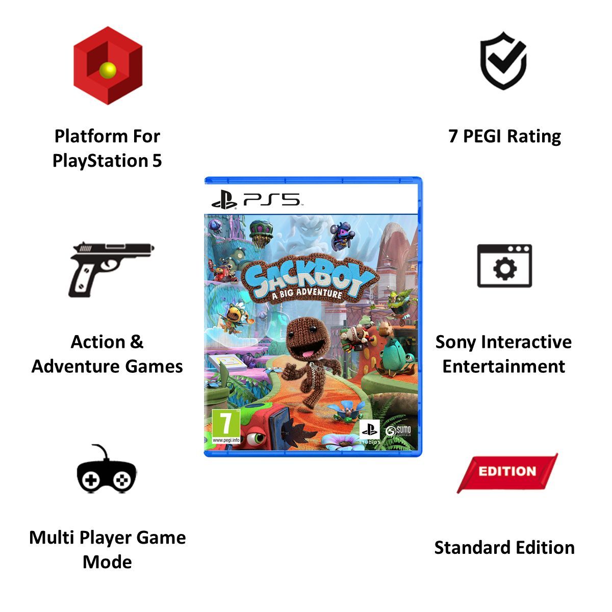 SONY Sackboy: A Big Adventure For PS5 (Action-Adventure Games, Standard Edition, PPSA-01288)_6