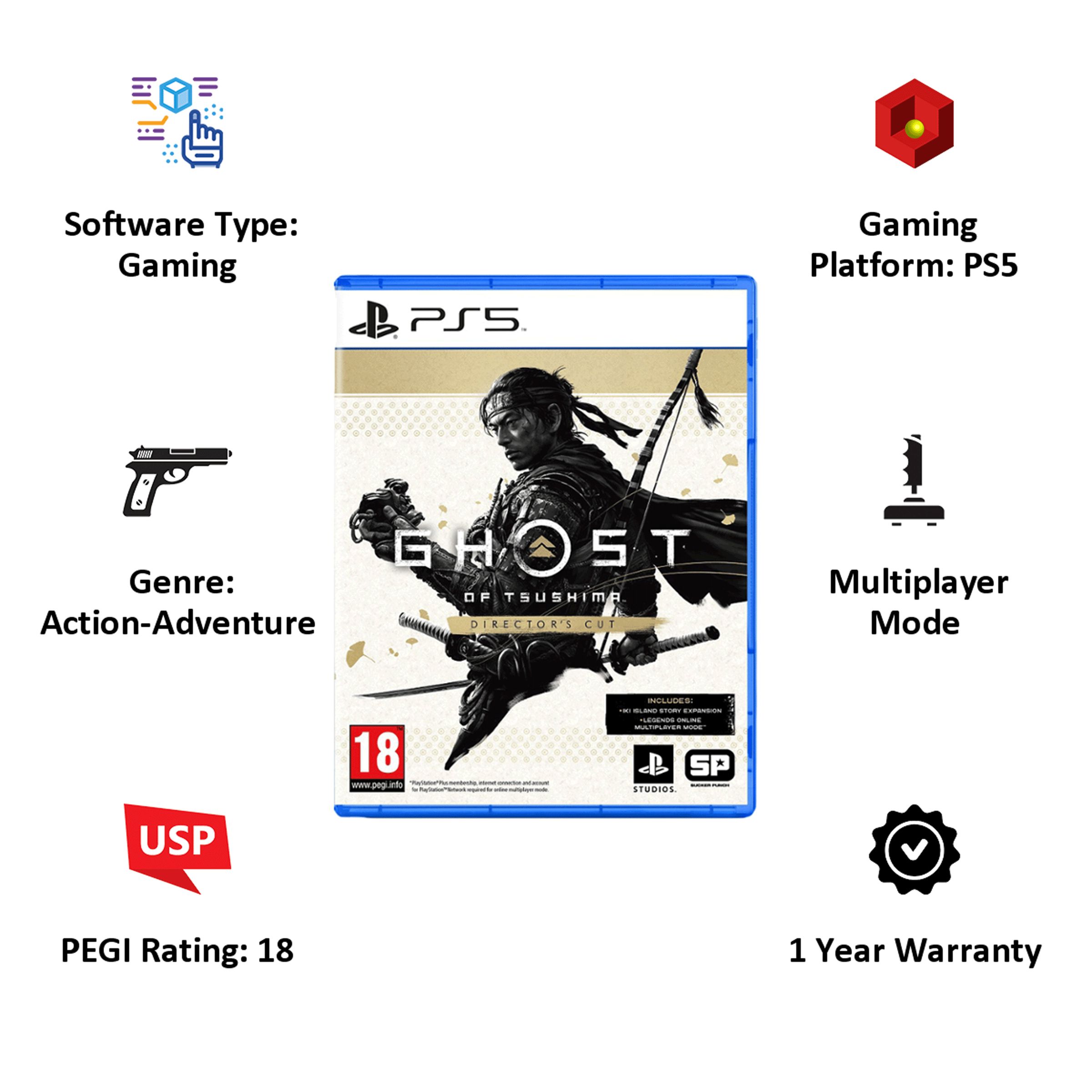 SONY Ghost of Tsushima Director's Cut Edition For PS5 (Action-Adventure Games, Standard Edition, 50668518) SONY Ghost of Tsushima Director's Cut Edition For PS5 (Action-Adventure Games, Standard Edition, 50668518)_6