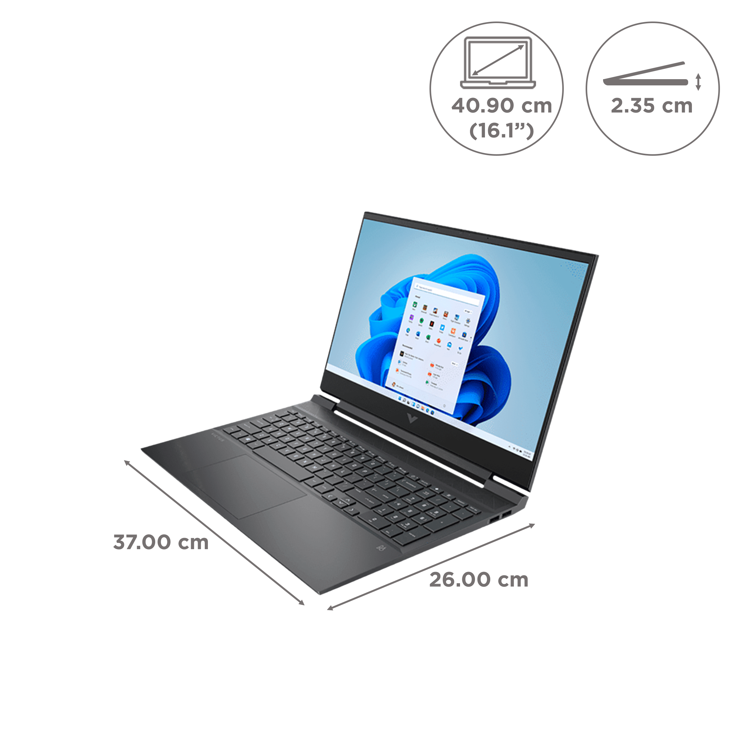 HP Victus 16-d0312TX Intel Core i5 11th Gen (16.10 inch, 8GB, 512GB, Windows 11, MS Office 2021, NVIDIA GeForce GTX 1650, Full HD IPS Display, Mica Silver, 7K8N5PAACJ)_2