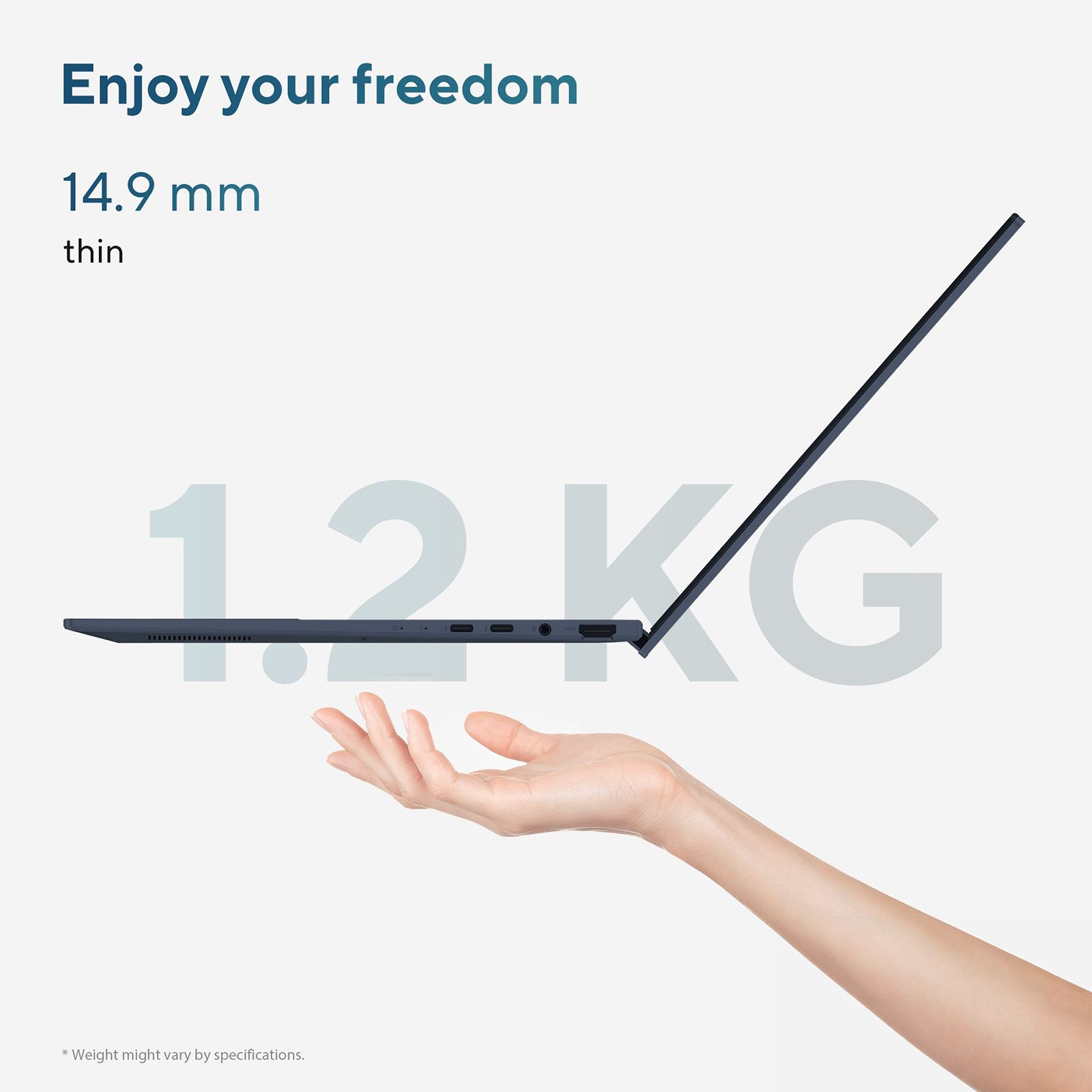 ASUS Zenbook 1 Intel Core Ultra 9 285H Touchscreen Notebook Laptop (32GB, 1TB SSD, Windows 11 Home, 14 inch OLED Display, MS Office 2024, Ponder Blue, 1.28 KG)_10