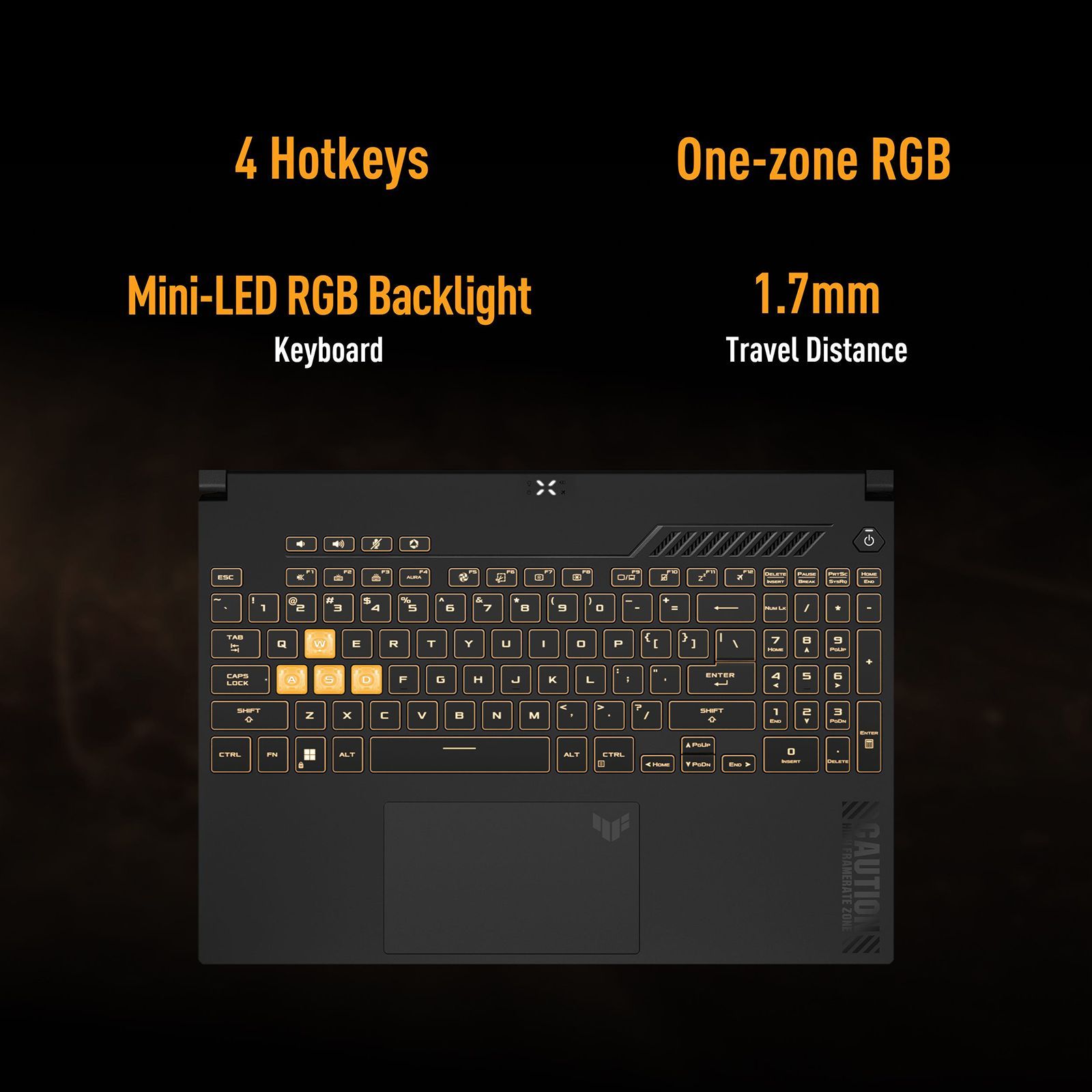 ASUS TUF Gaming F15 Intel Core i7 13th Gen Gaming Laptop (16GB, 1TB SSD, Windows 11 Home, 8GB Graphics, 15.6 inch 144 Hz Full HD Display, NVIDIA GeForce RTX 4060, Microsoft Office Home 2024, Mecha Gray, 2.2 KG)_21