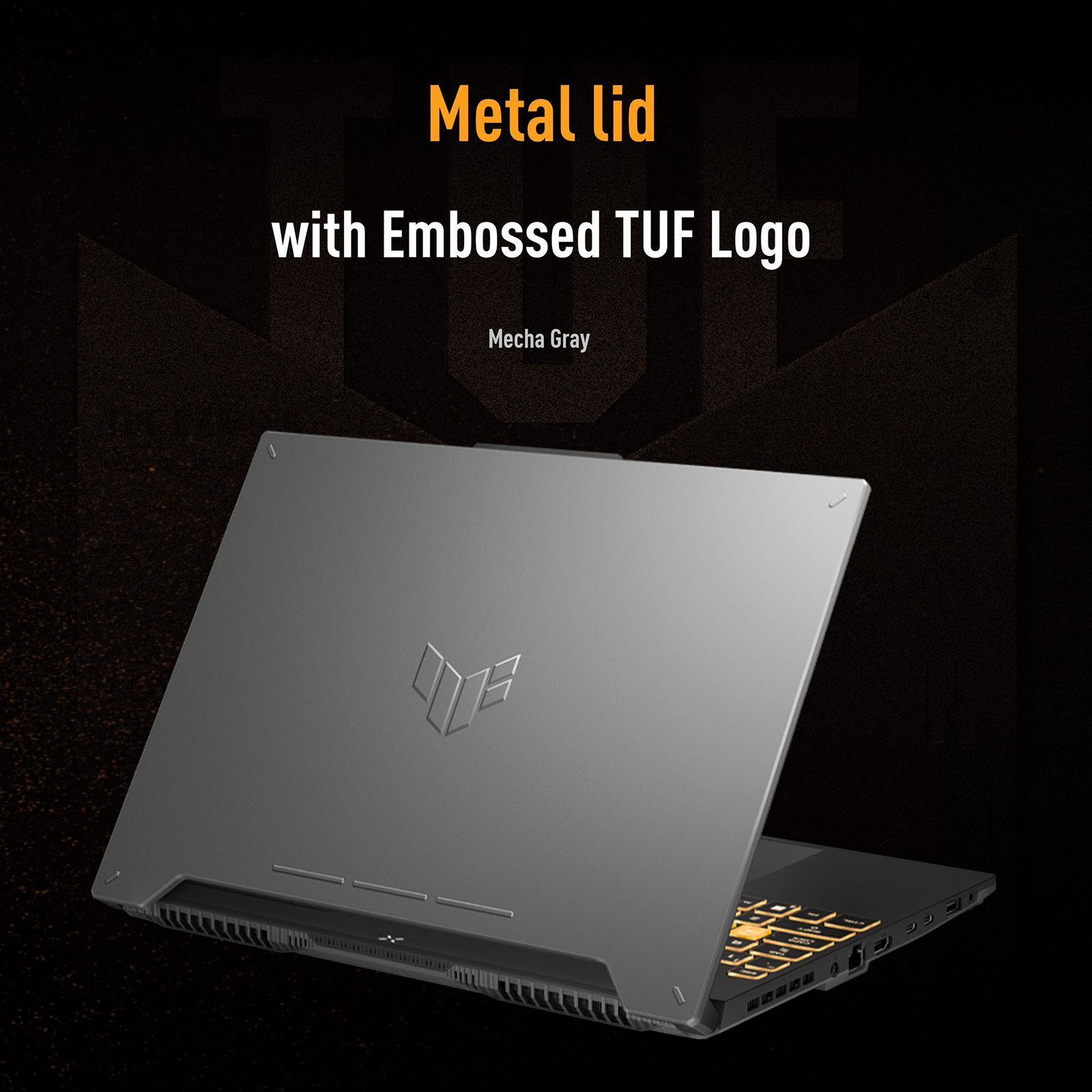 ASUS TUF Gaming F15 Intel Core i7 13th Gen Gaming Laptop (16GB, 1TB SSD, Windows 11 Home, 8GB Graphics, 15.6 inch 144 Hz Full HD Display, NVIDIA GeForce RTX 4060, Microsoft Office Home 2024, Mecha Gray, 2.2 KG)_9