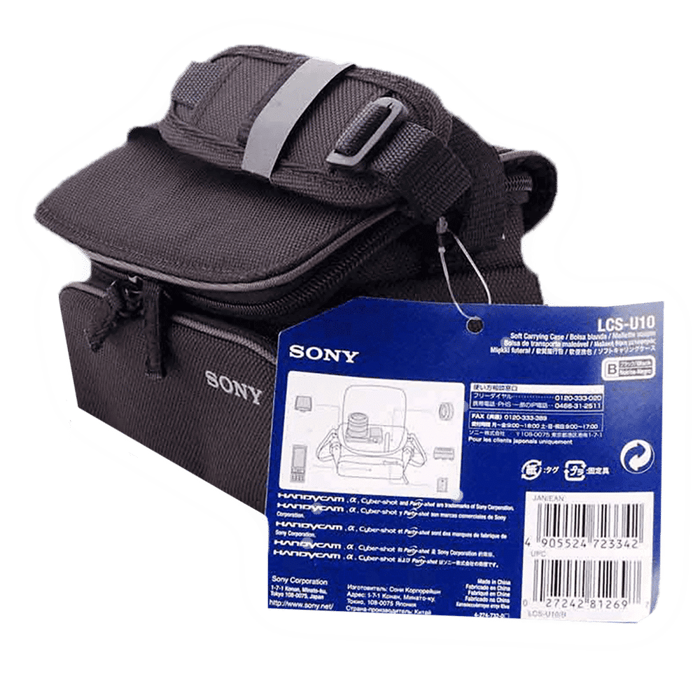 SONY LCSU10 Recycled Polyester Camera Shoulder Bag For DSLR (LCSU10 , Black ) SONY LCSU10 Recycled Polyester Camera Shoulder Bag For DSLR (LCSU10 , Black )_5