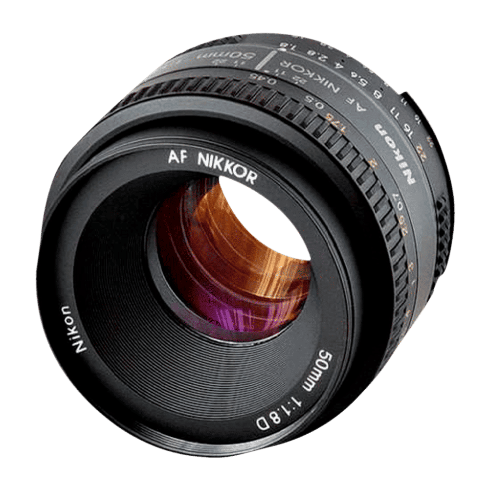 Nikon AF NIKKOR 50mm f/1.8 - f/22 Standard Prime Lens for Nikon F Mount (Manual Aperture Control)_4