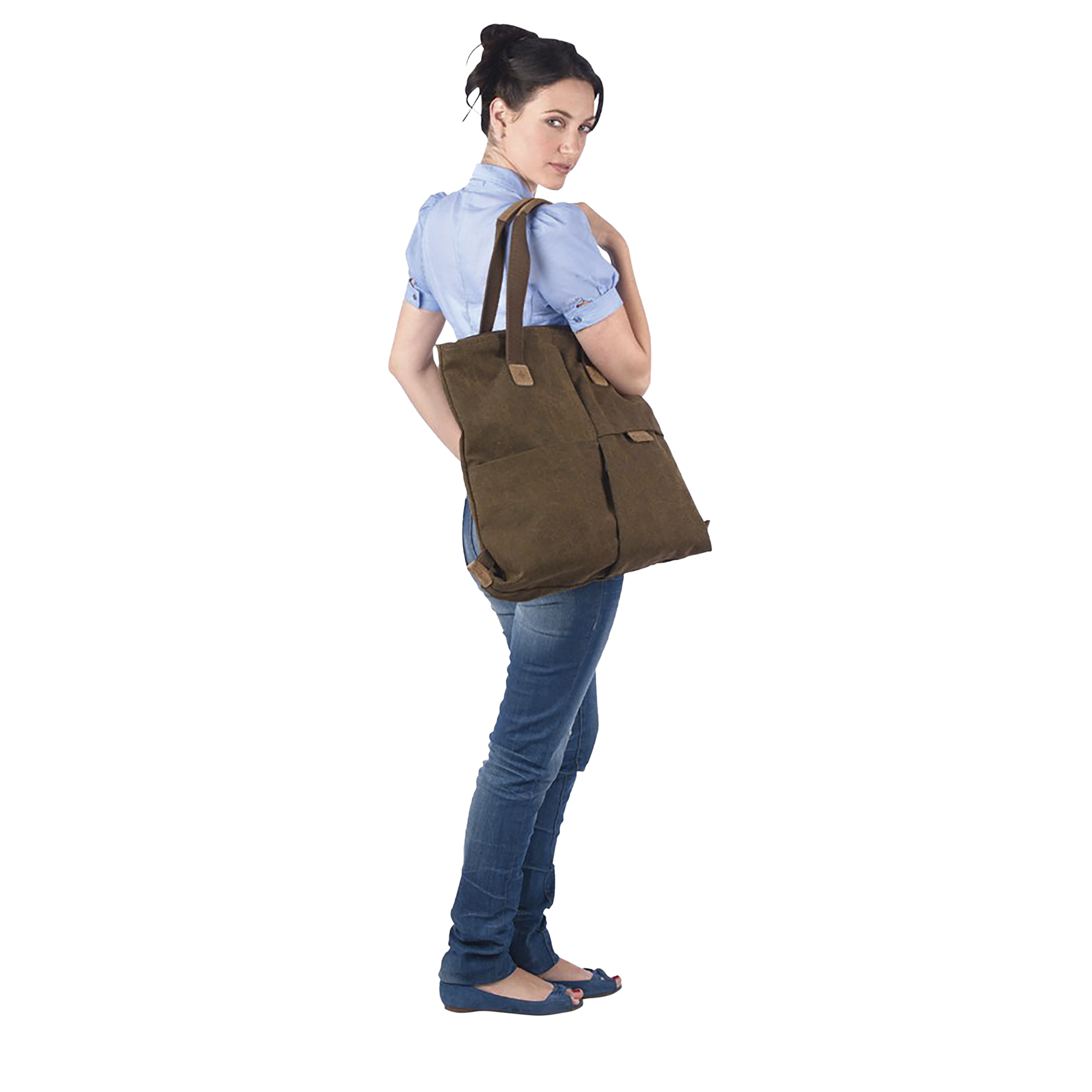 NATIONAL GEOGRAPHIC NGA8220 Tote Camera Bag for DSLR (One Halfway Modular Divider, Brown)_10