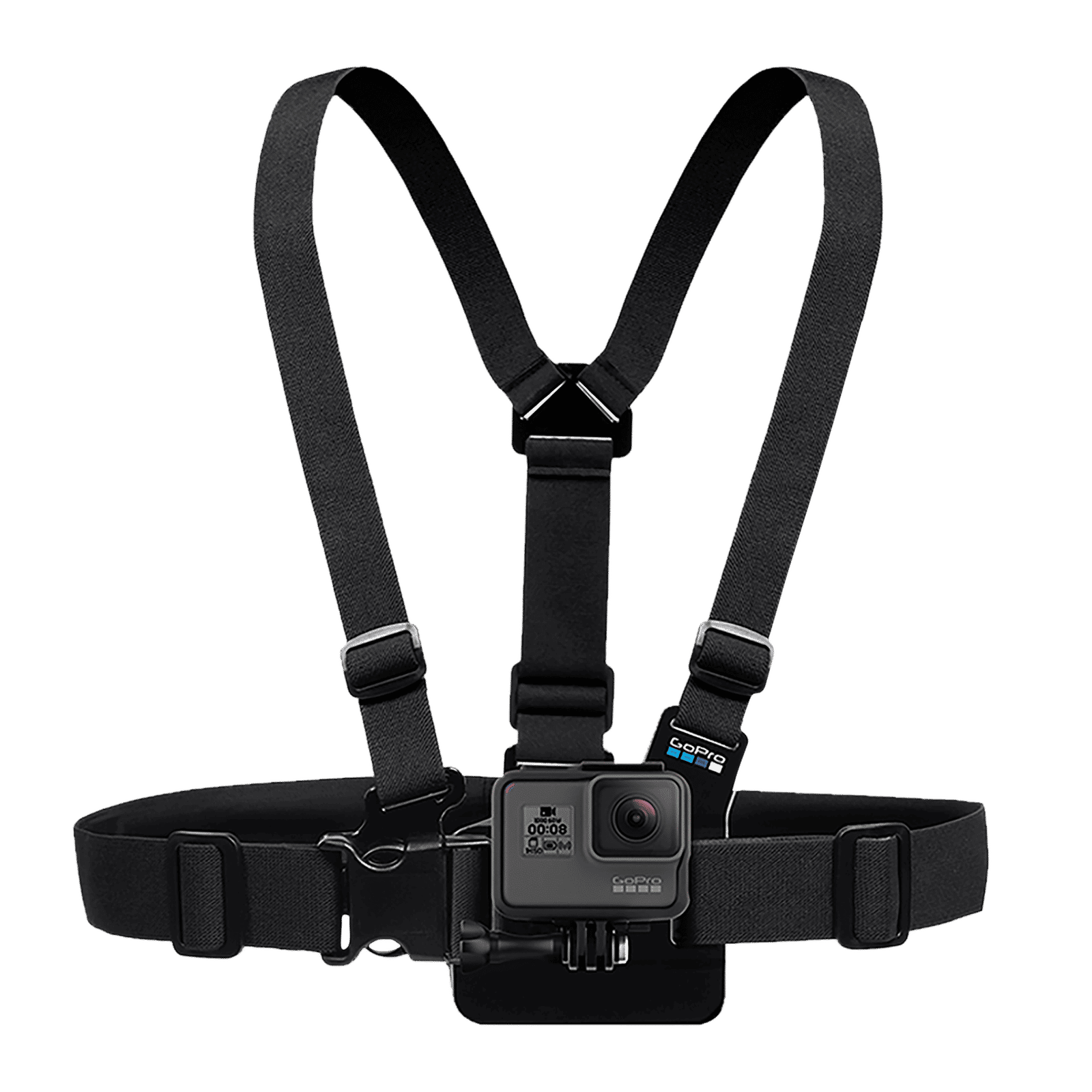 GoPro Chest Mount for Camera (Adjustable Length, Black)_1