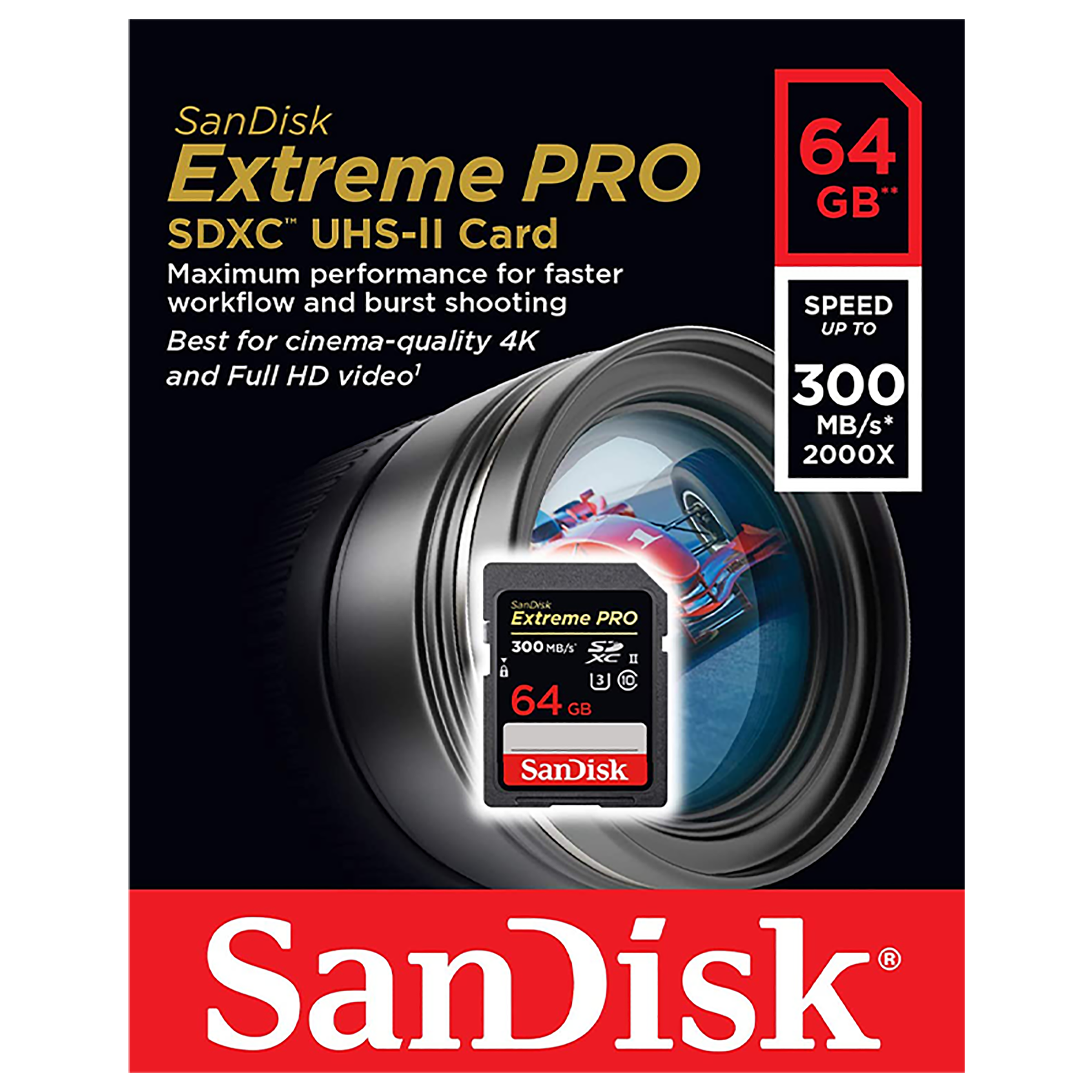 SanDisk Extreme Pro SDXC 64GB Class 10 300MB/s Memory Card_10