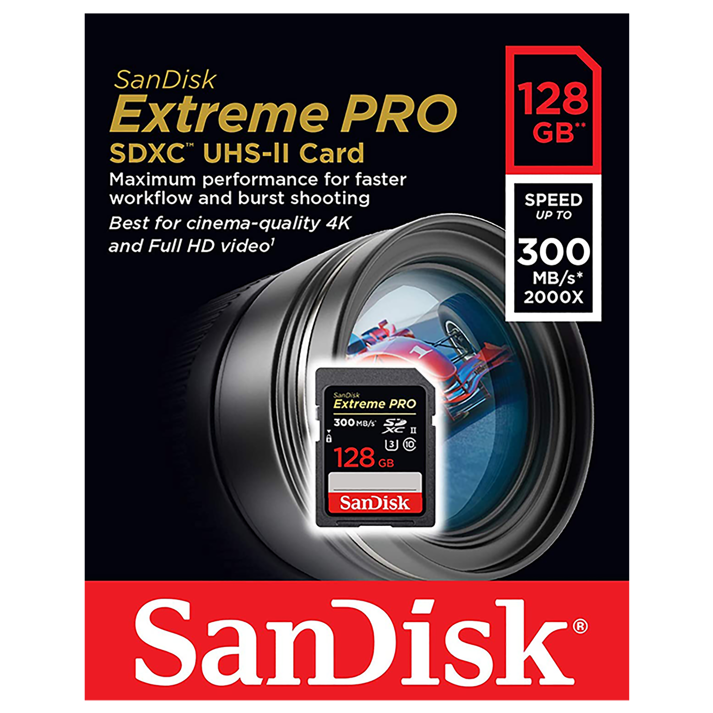SanDisk Extreme Pro SDXC 128GB Class 10 300MB/s Memory Card SanDisk Extreme Pro SDXC 128GB Class 10 300MB/s Memory Card_4