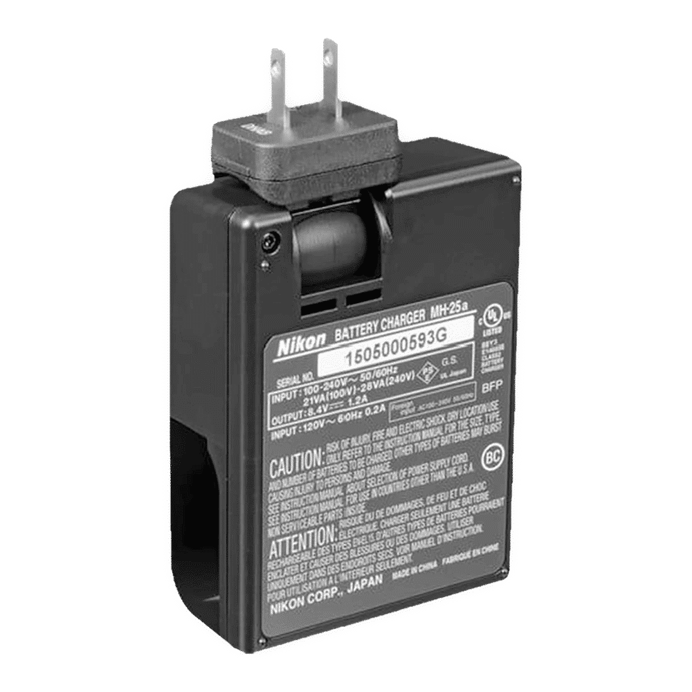 Nikon MH-25A Camera Battery Charger for EN-EL15 and EN-EL15a/b/c (Overcharge Safety) Nikon MH-25A Camera Battery Charger for EN-EL15 and EN-EL15a/b/c (Overcharge Safety)_5