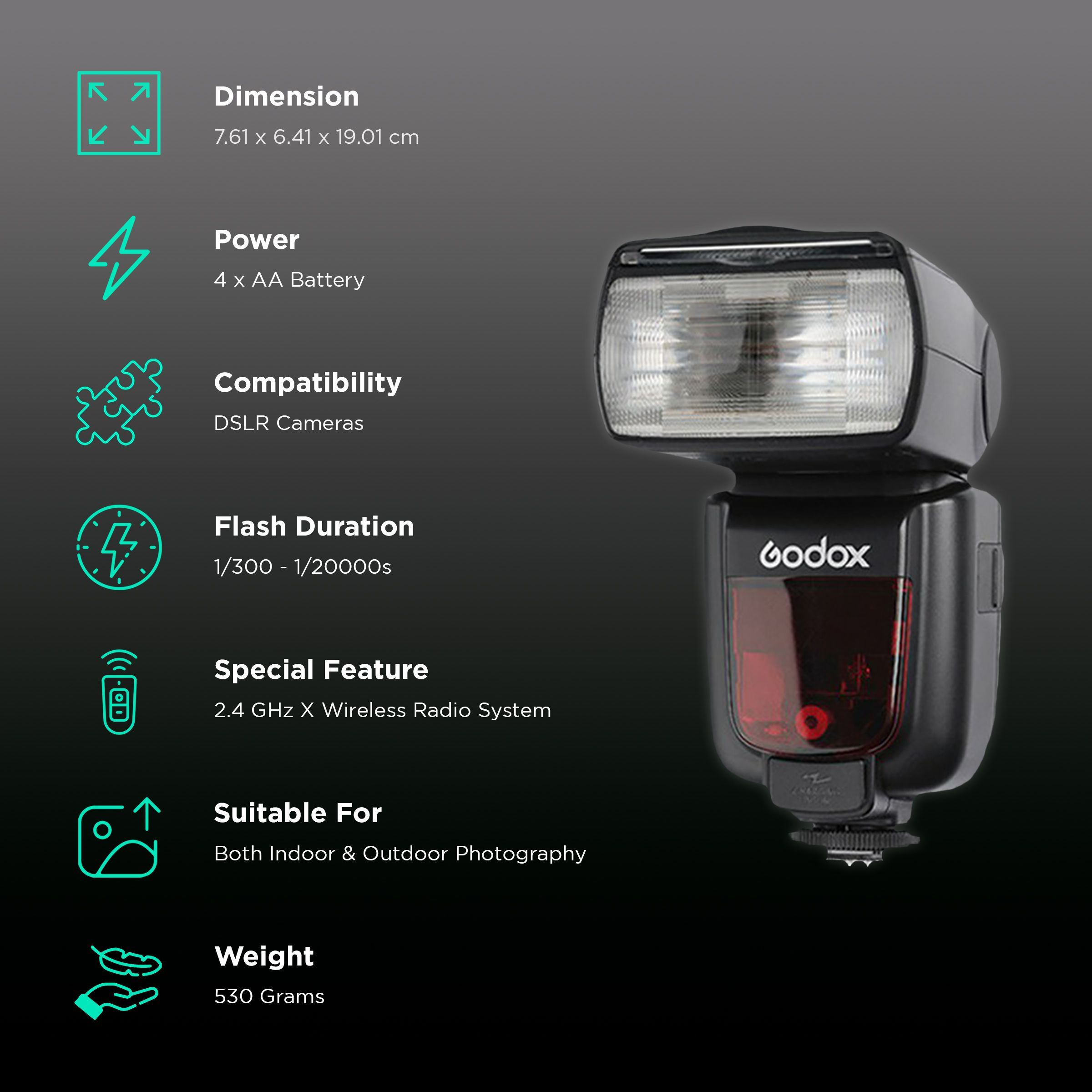 Godox TT685N Camera Flash for Nikon (Two Transmitting Styles) Godox TT685N Camera Flash for Nikon (Two Transmitting Styles)_2