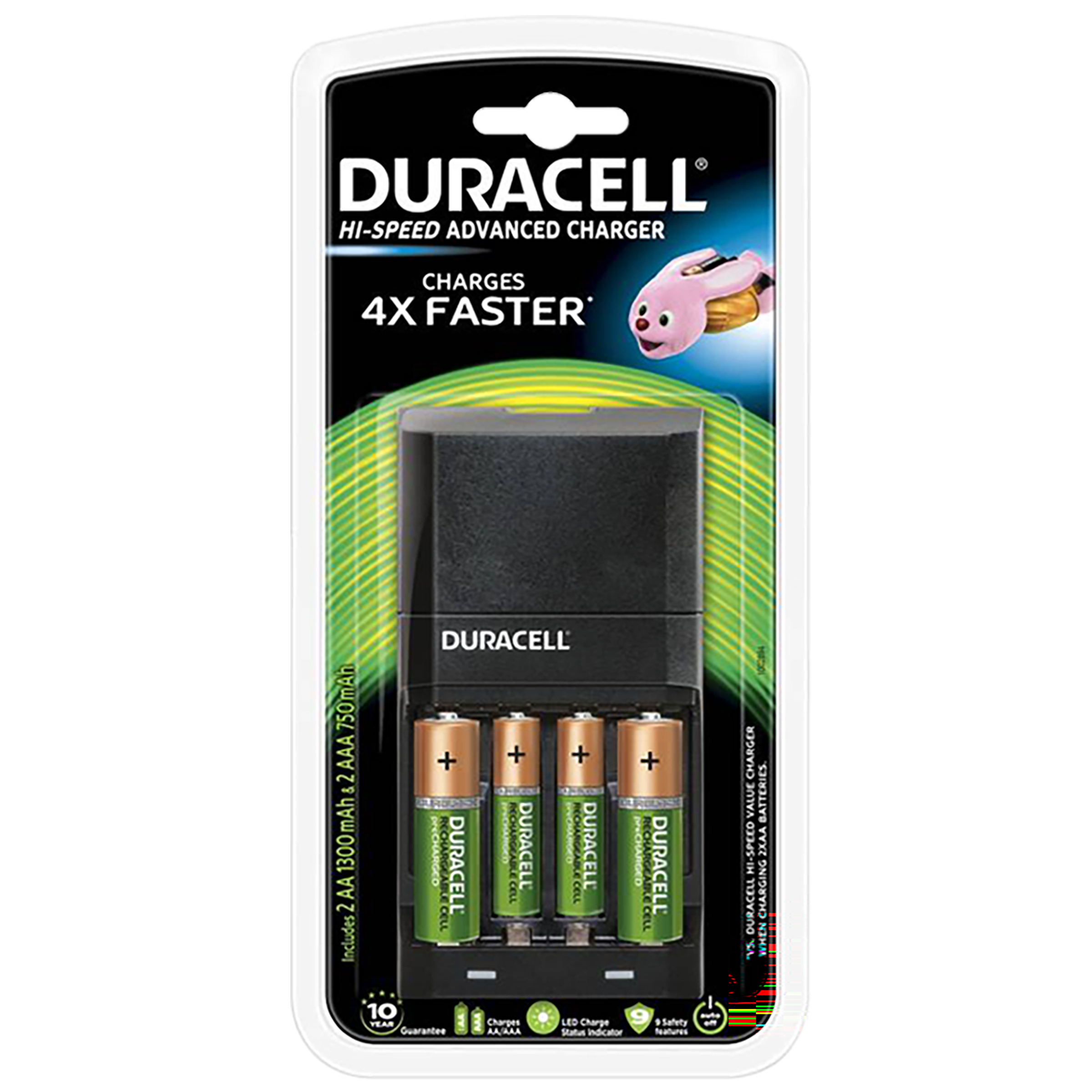DURACELL CEF27 1300 & 750 mAh Alkaline AA & AAA Rechargeable Battery (Pack of 4)_1