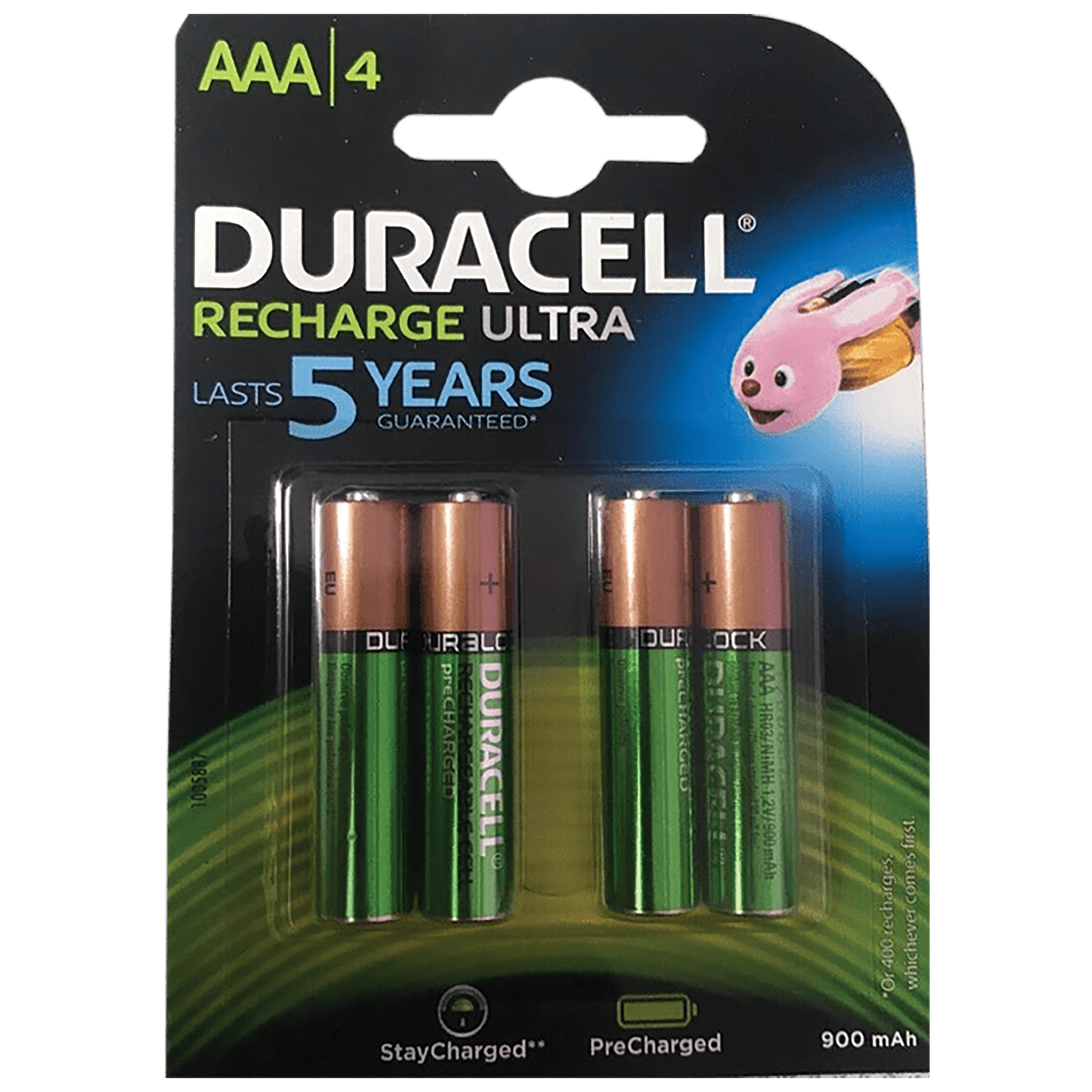 DURACELL Recharge Ultra 900 mAh Alkaline AAA Battery (Pack of 4)_1