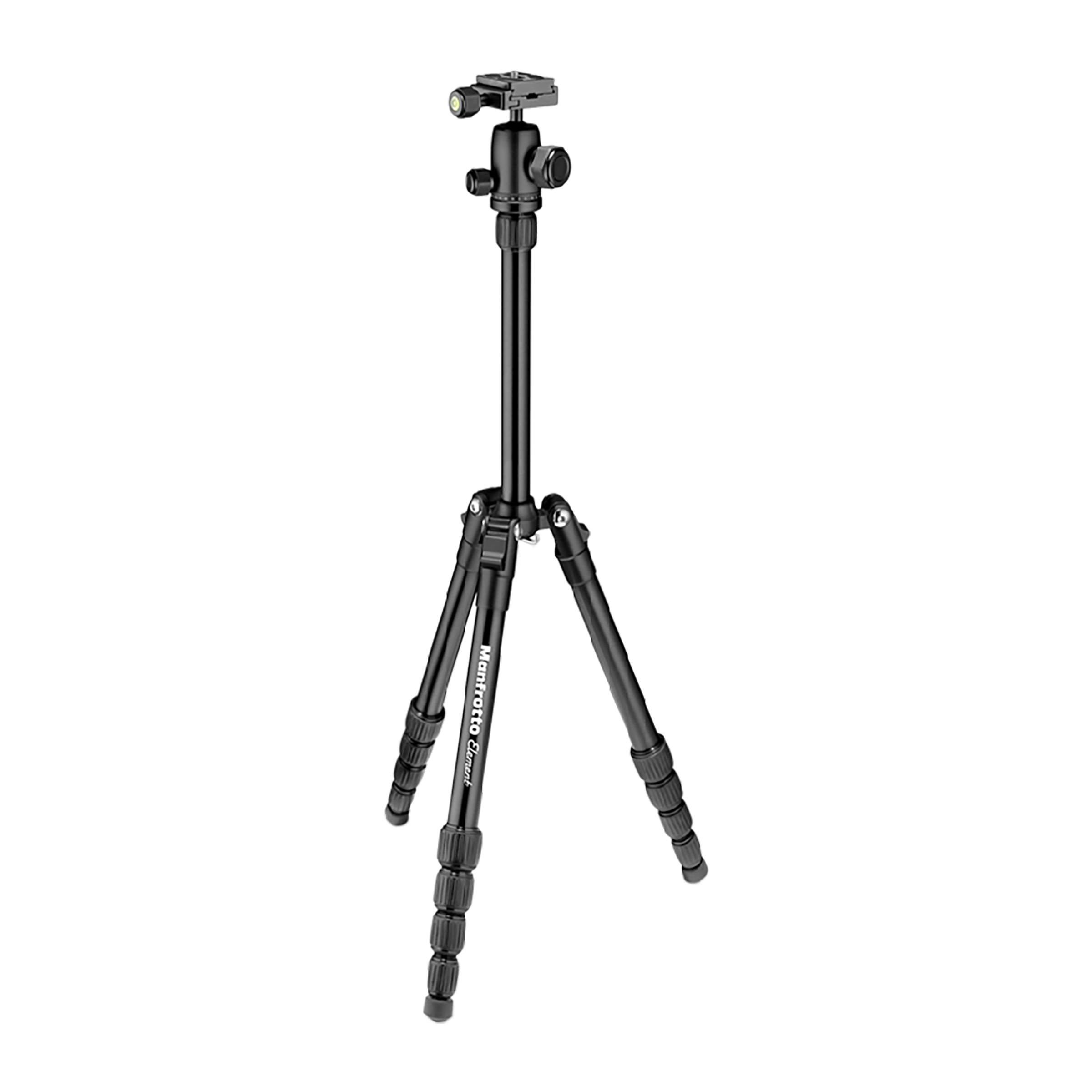 Manfrotto Element 143cm Adjustable Tripod for Camera (360 Degree Panoramic Rotation, Black)_1