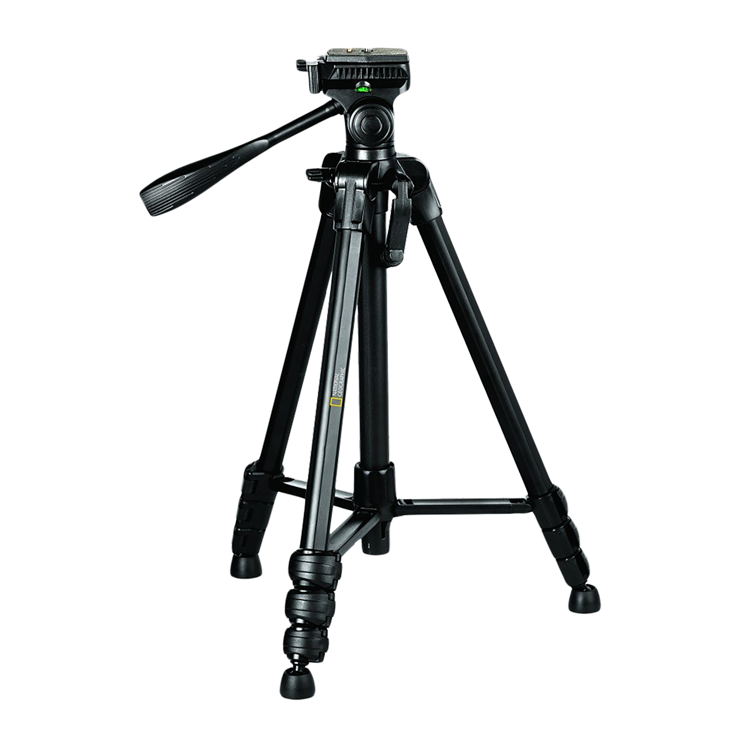 National Geographic 153cm Adjustable Tripod for Camera (3 Way Pan Head, Black)_1